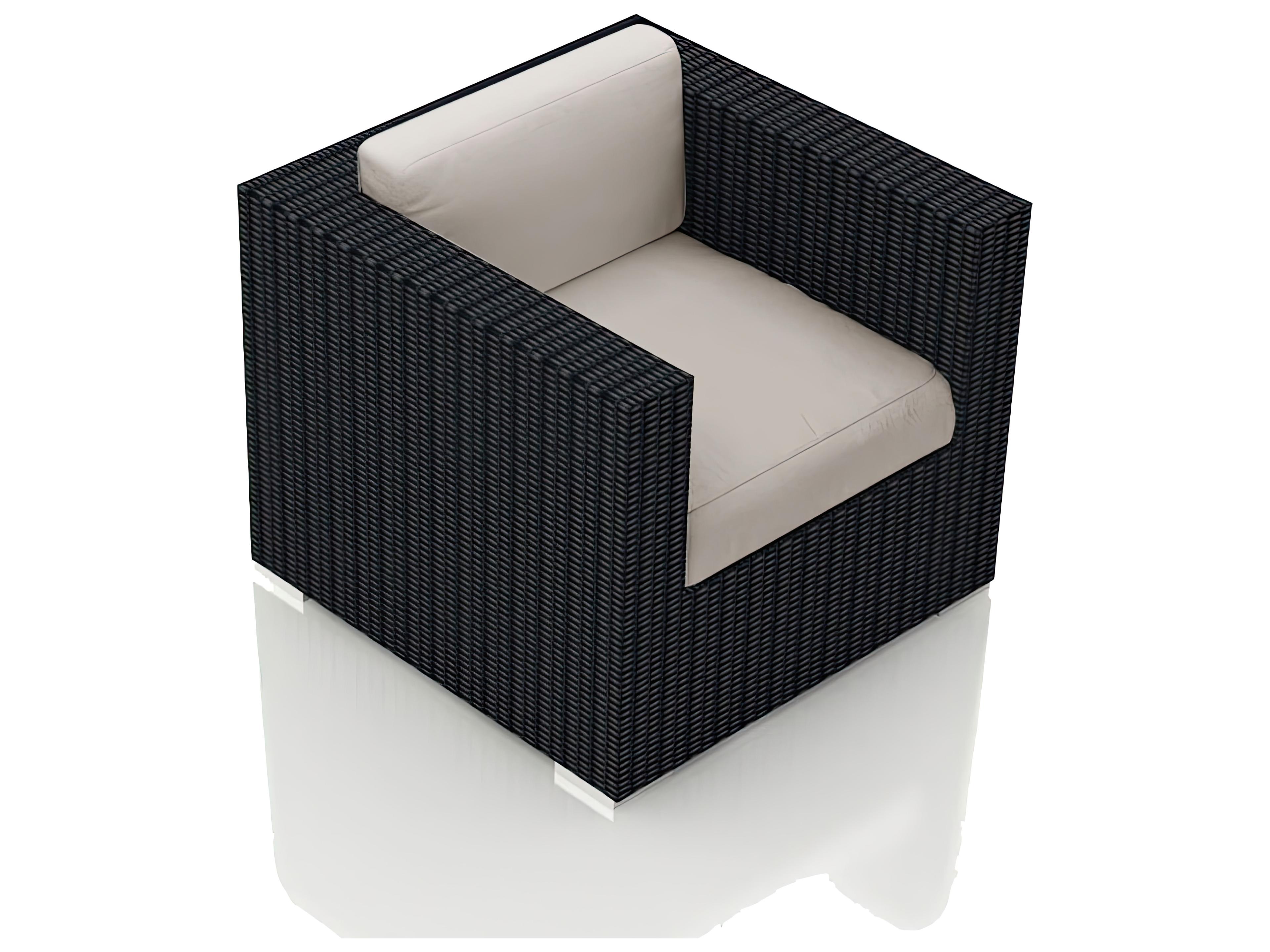 Harmonia Living Urbana Wicker Outdoor Lounge Chair