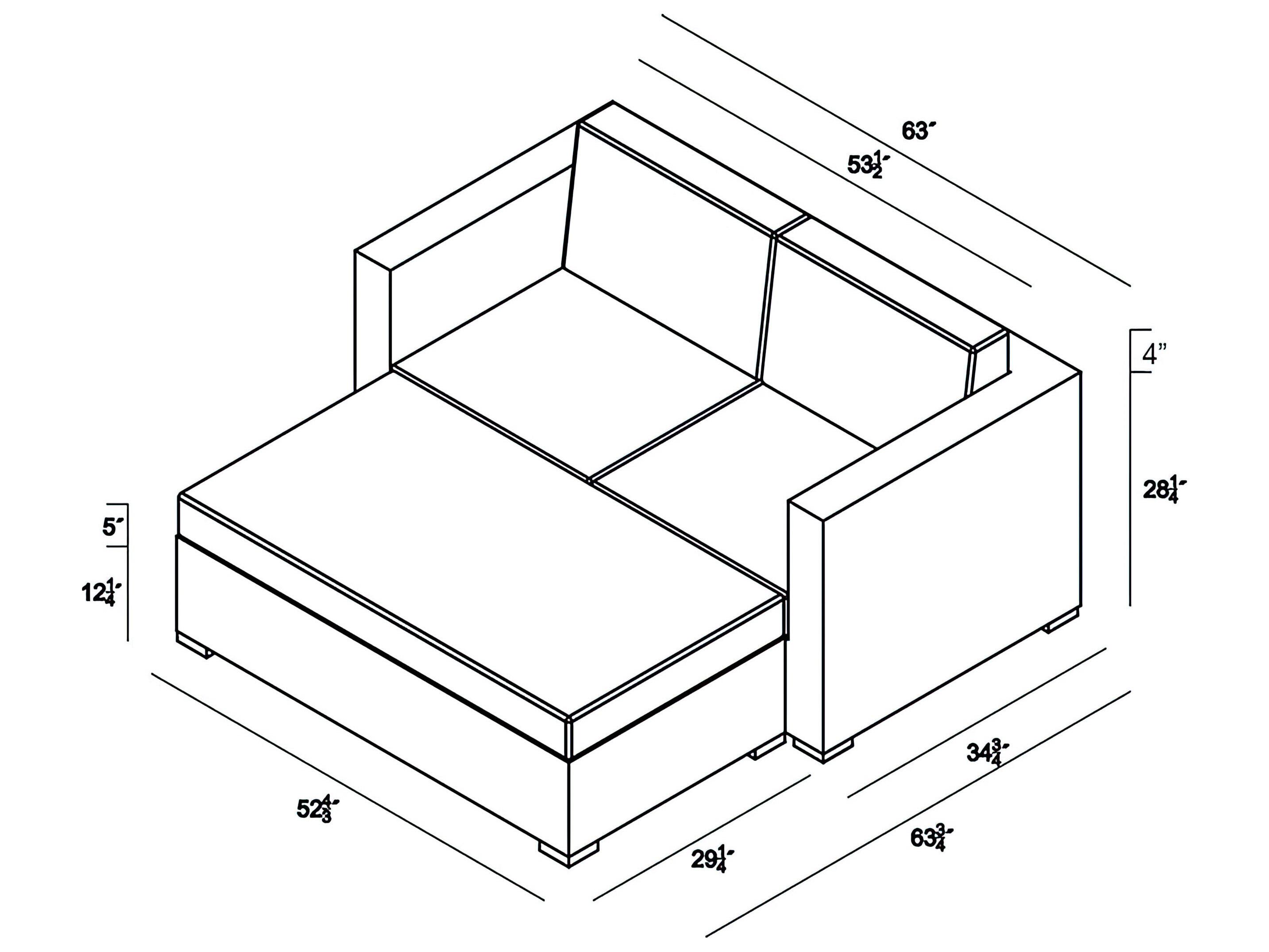 Harmonia Living Urbana Wicker Day Lounger