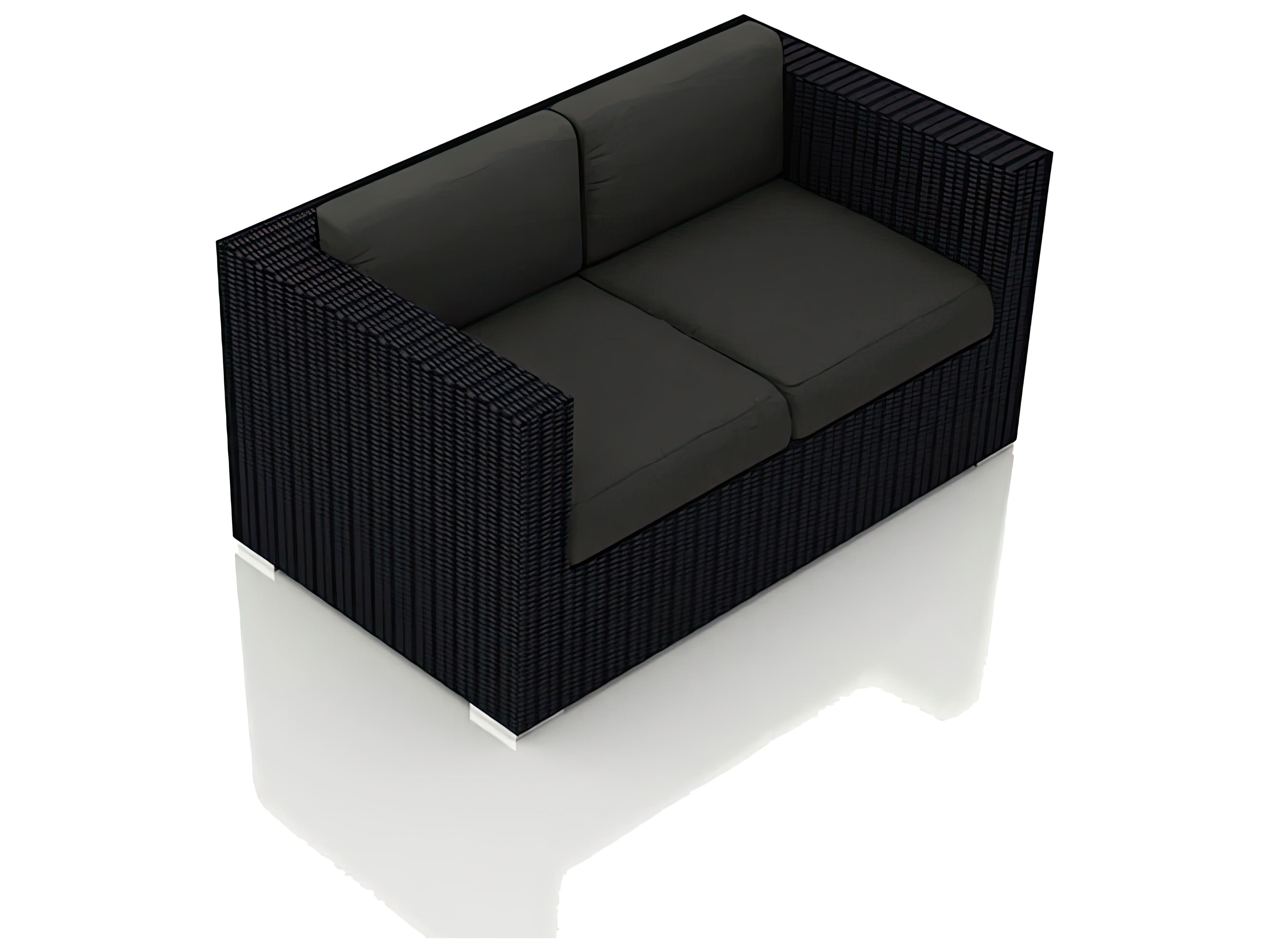 Harmonia Living Urbana Wicker Outdoor Loveseat