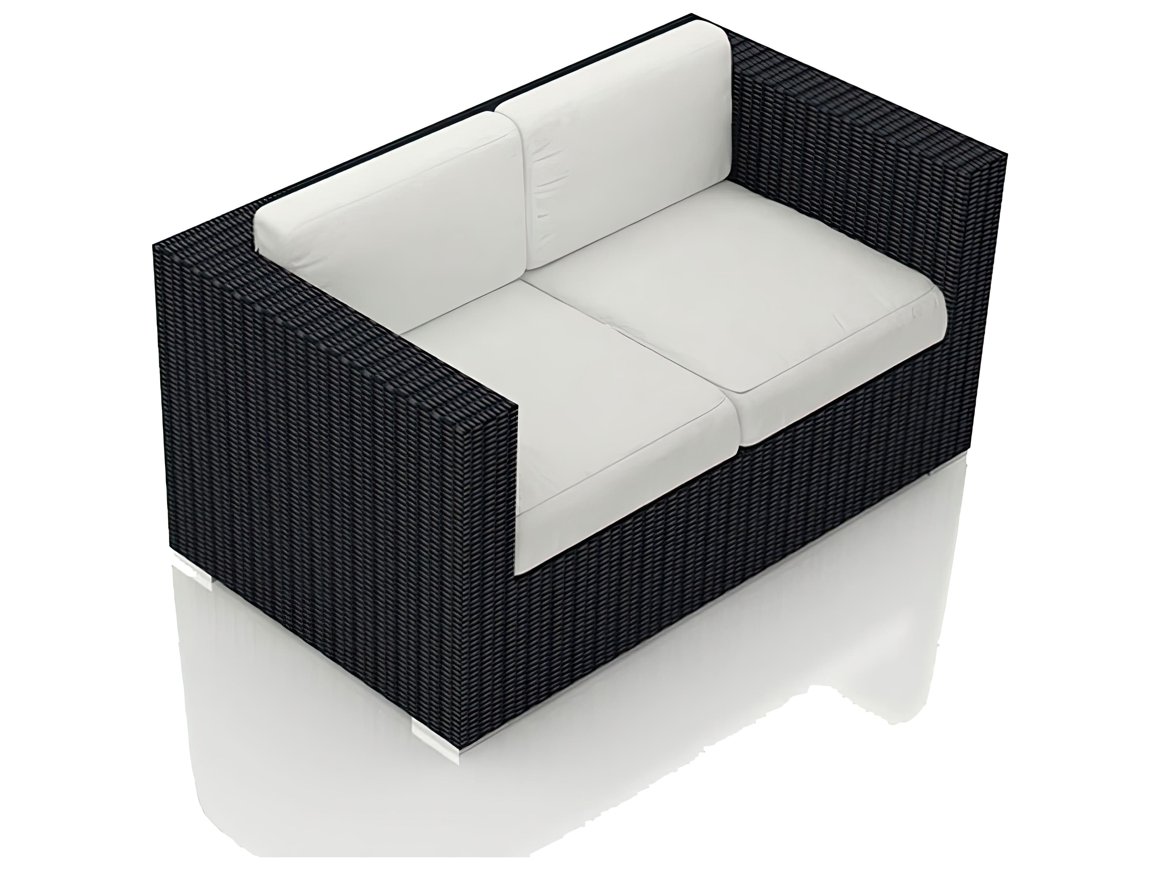 Harmonia Living Urbana Wicker Outdoor Loveseat