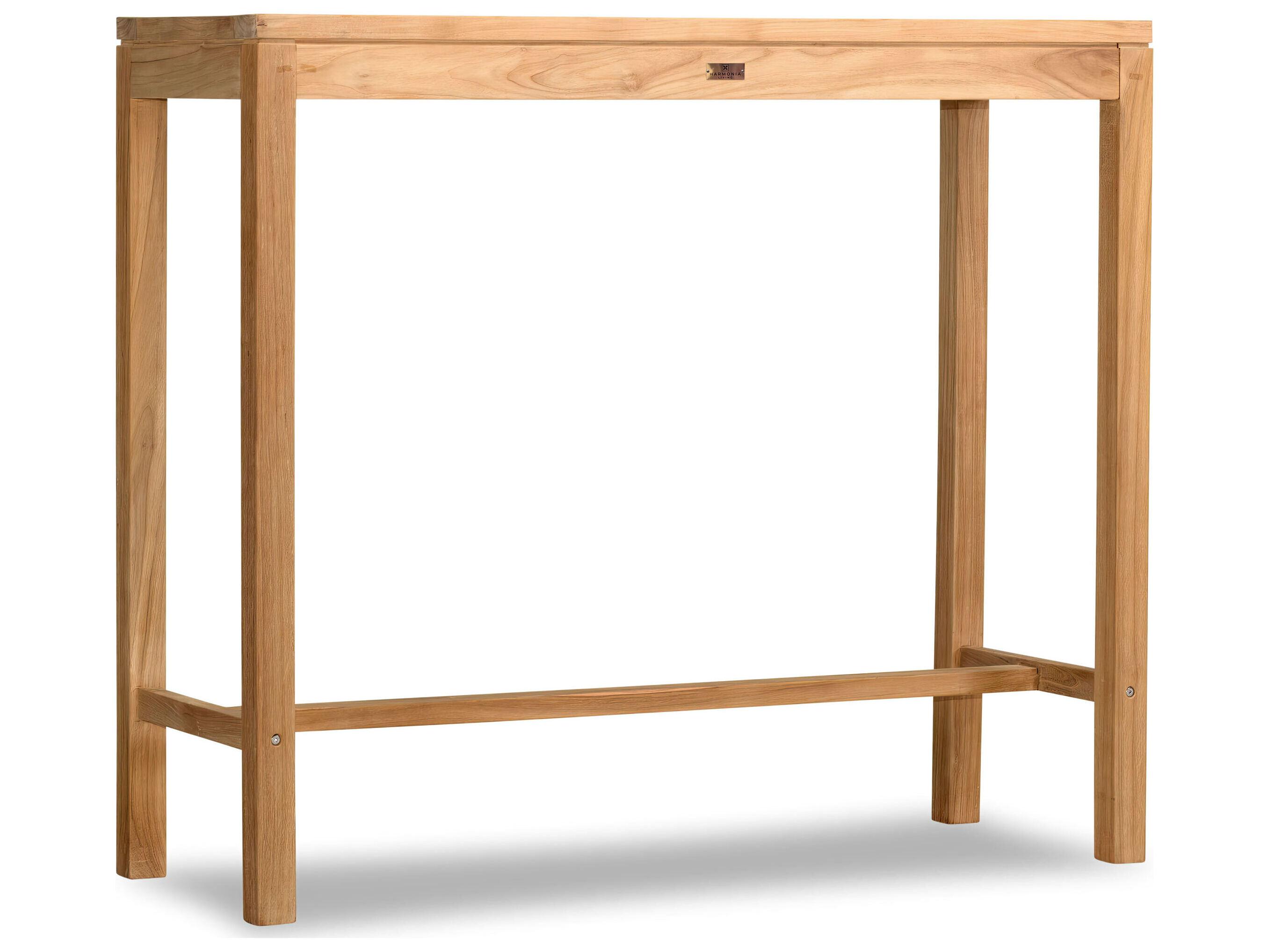 Harmonia Living Vino Teak Rectangular Bar table