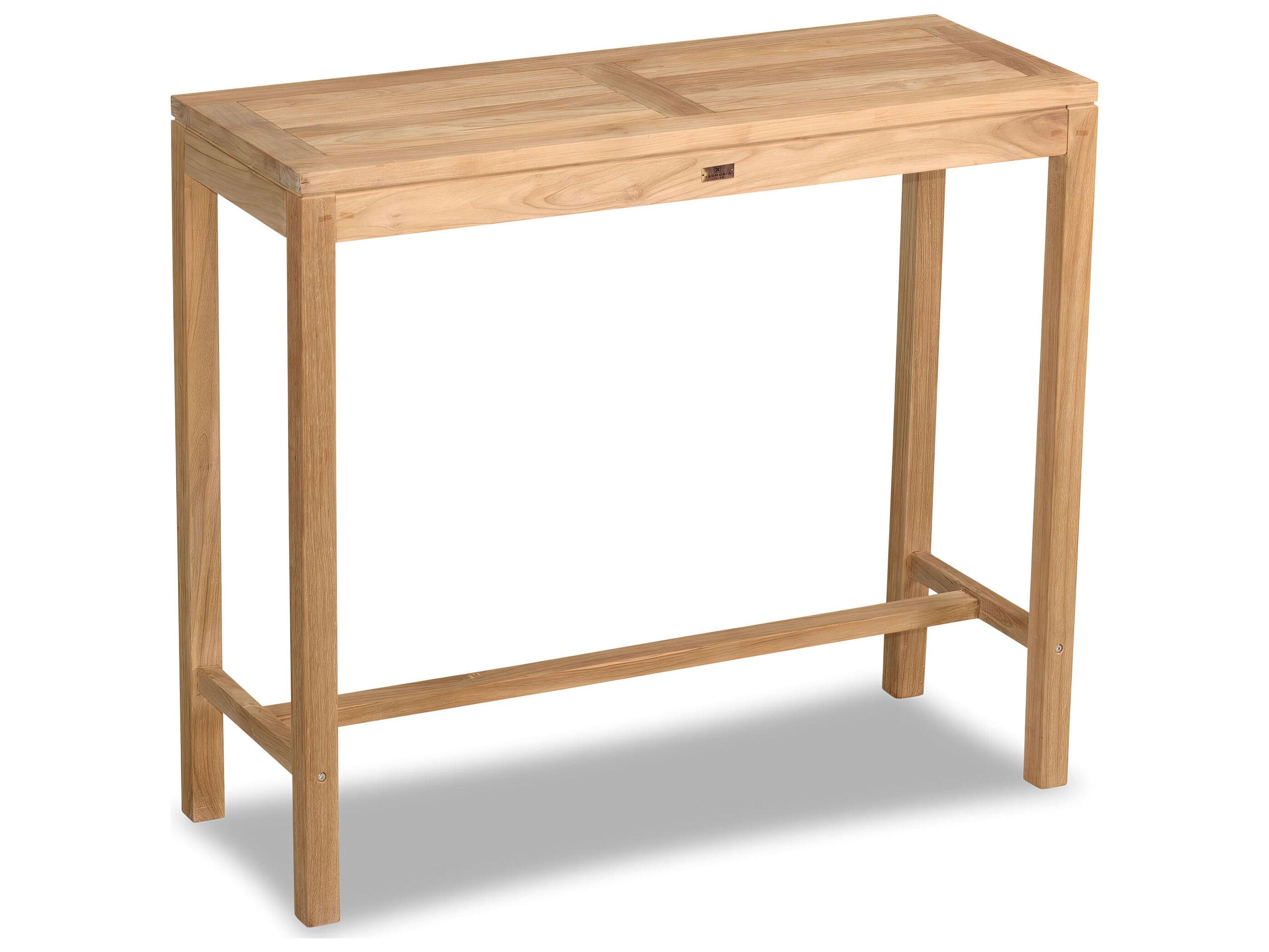 Harmonia Living Vino Teak Rectangular Bar table