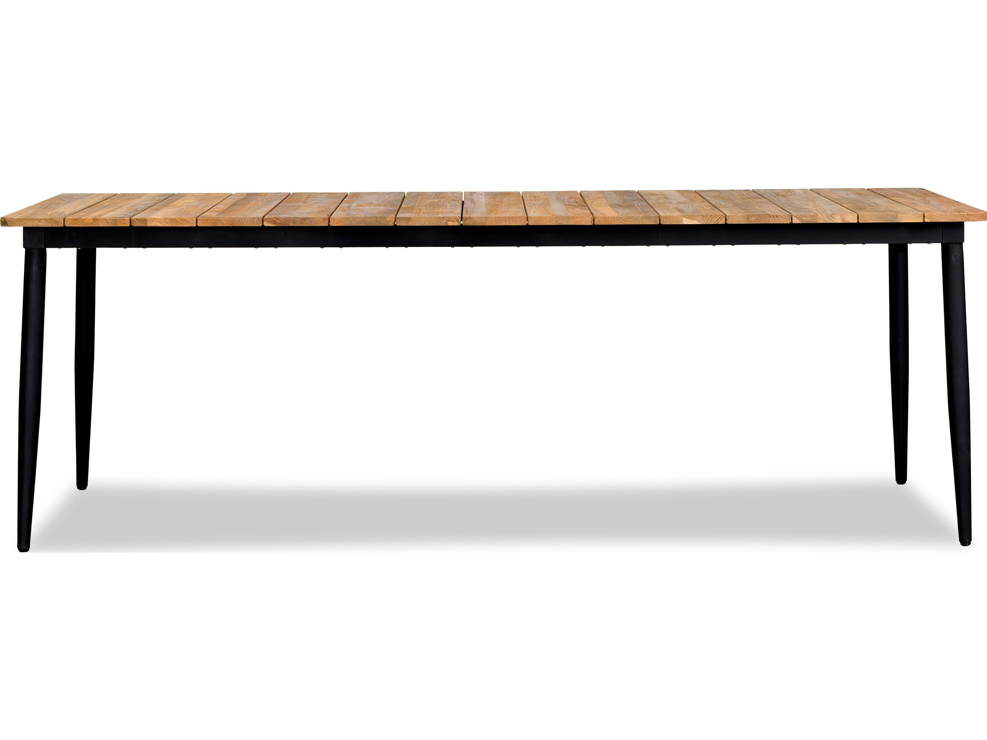 Harmonia Living Louie Aluminum Black 6 Seat Patio Dining Set