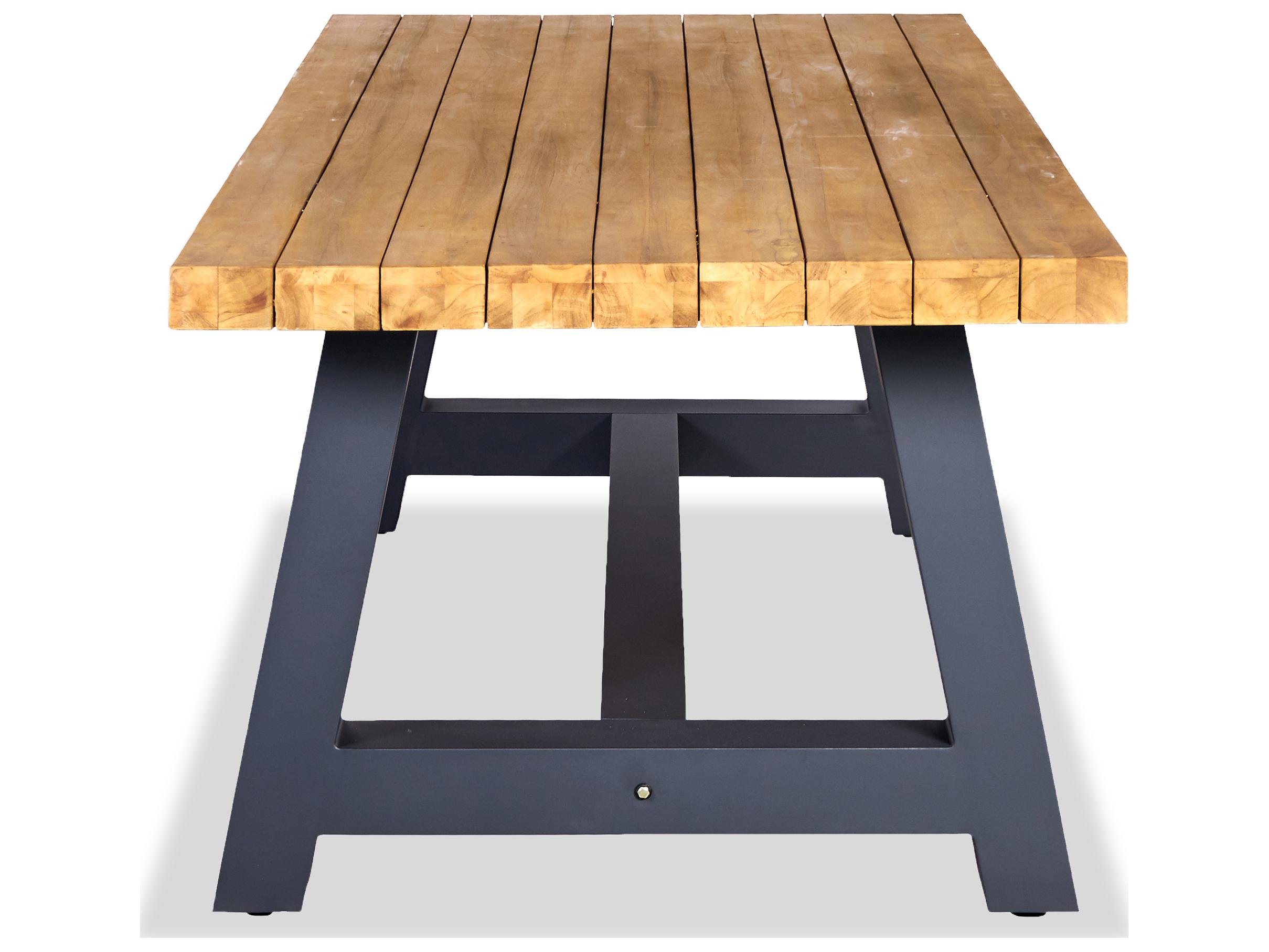 Harmonia Living Mill Reclaimed Teak Rectangular Dining table