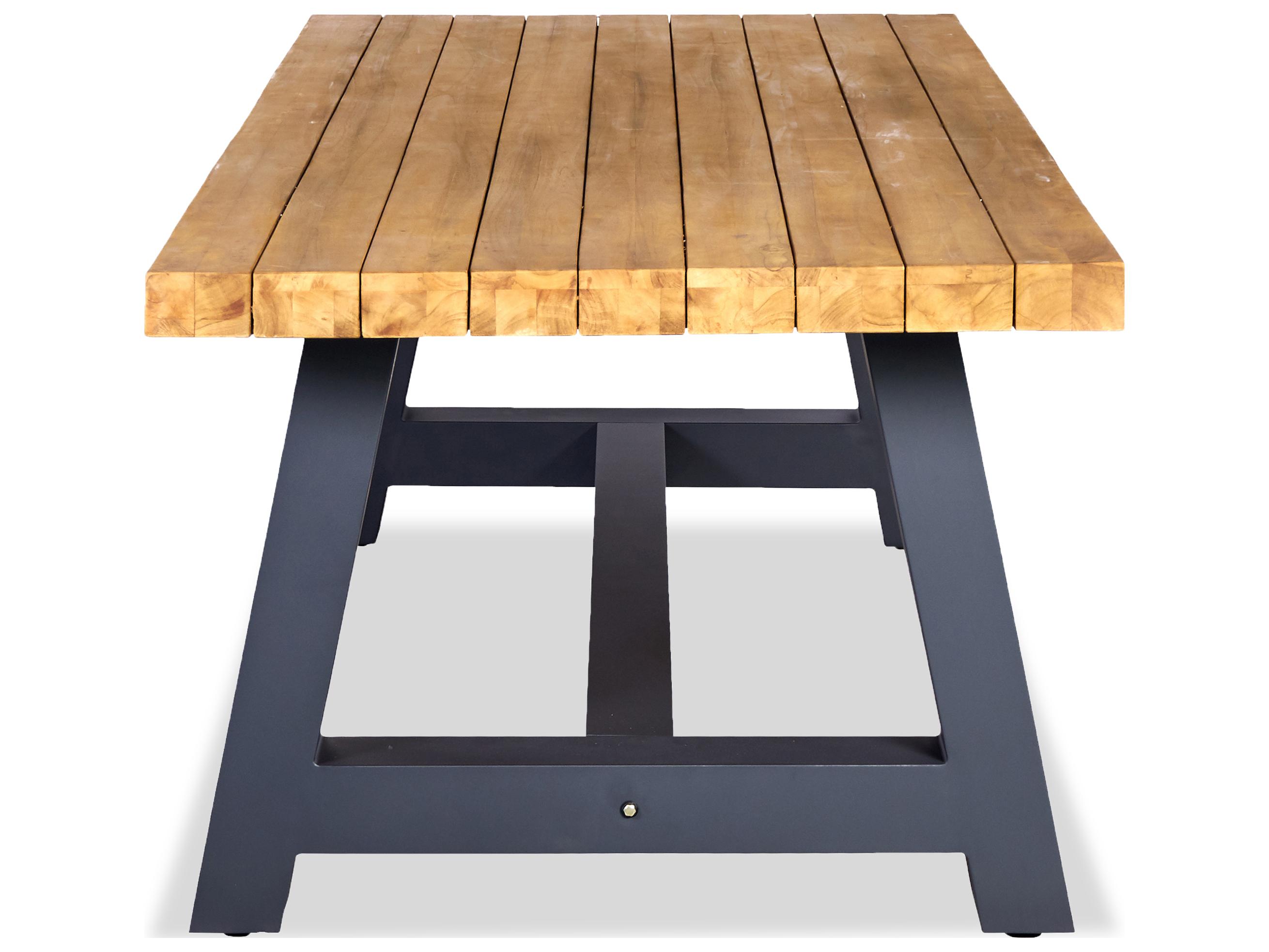 Harmonia Living Mill Reclaimed Teak Rectangular Dining table