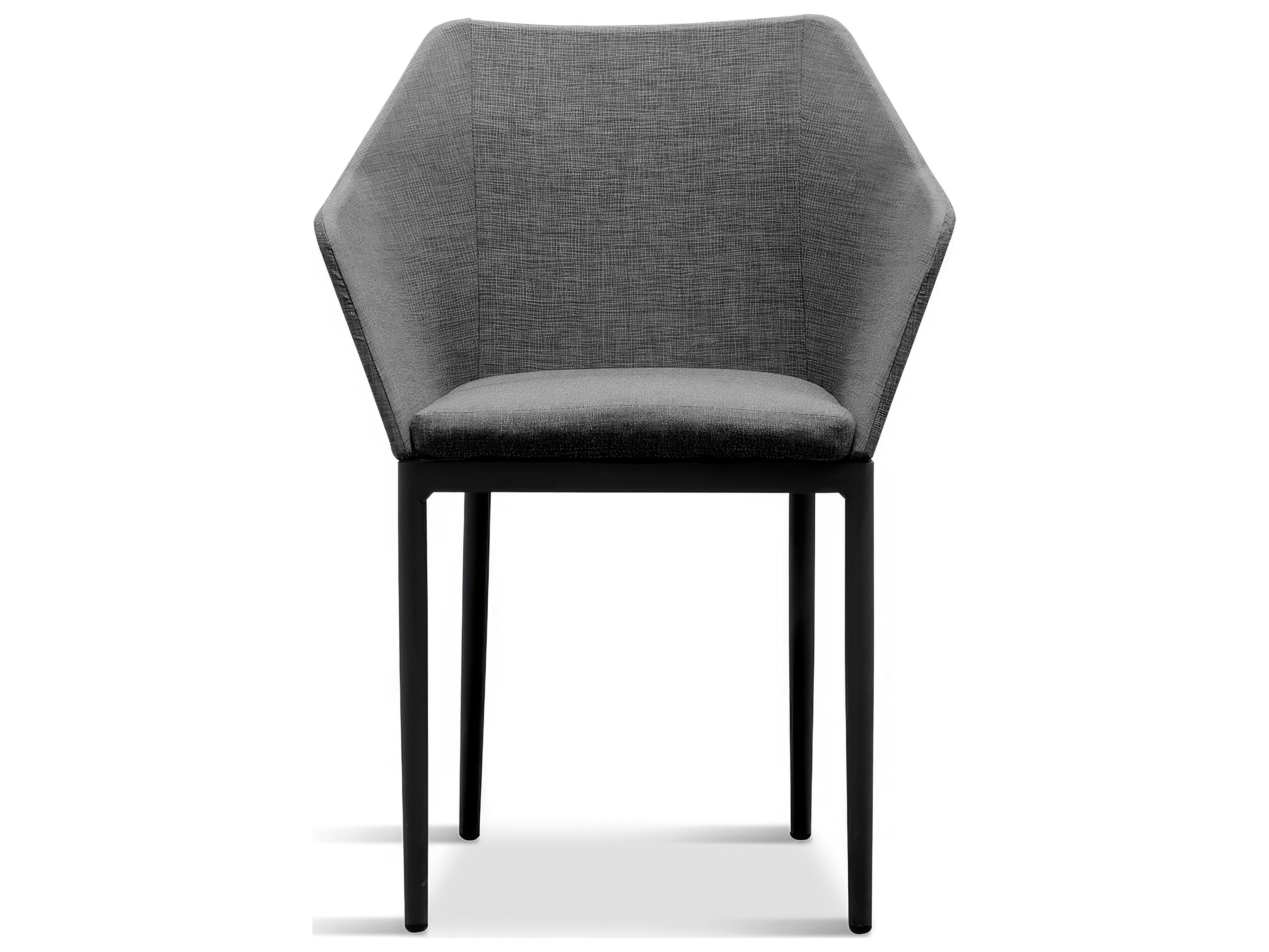 Harmonia Living Tailor Aluminum Stackable Outdoor Dining Arm Chair