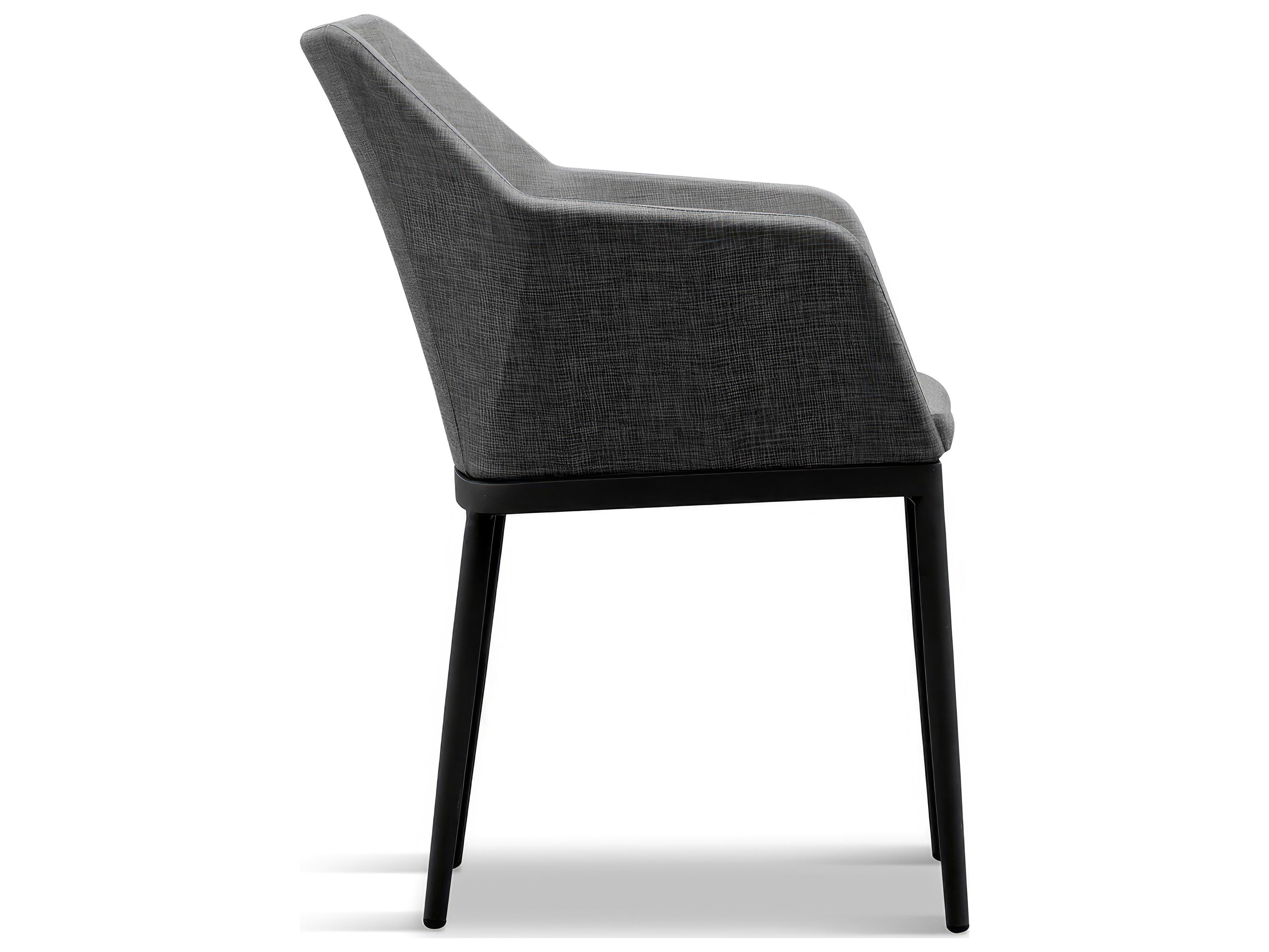 Harmonia Living Tailor Aluminum Stackable Outdoor Dining Arm Chair