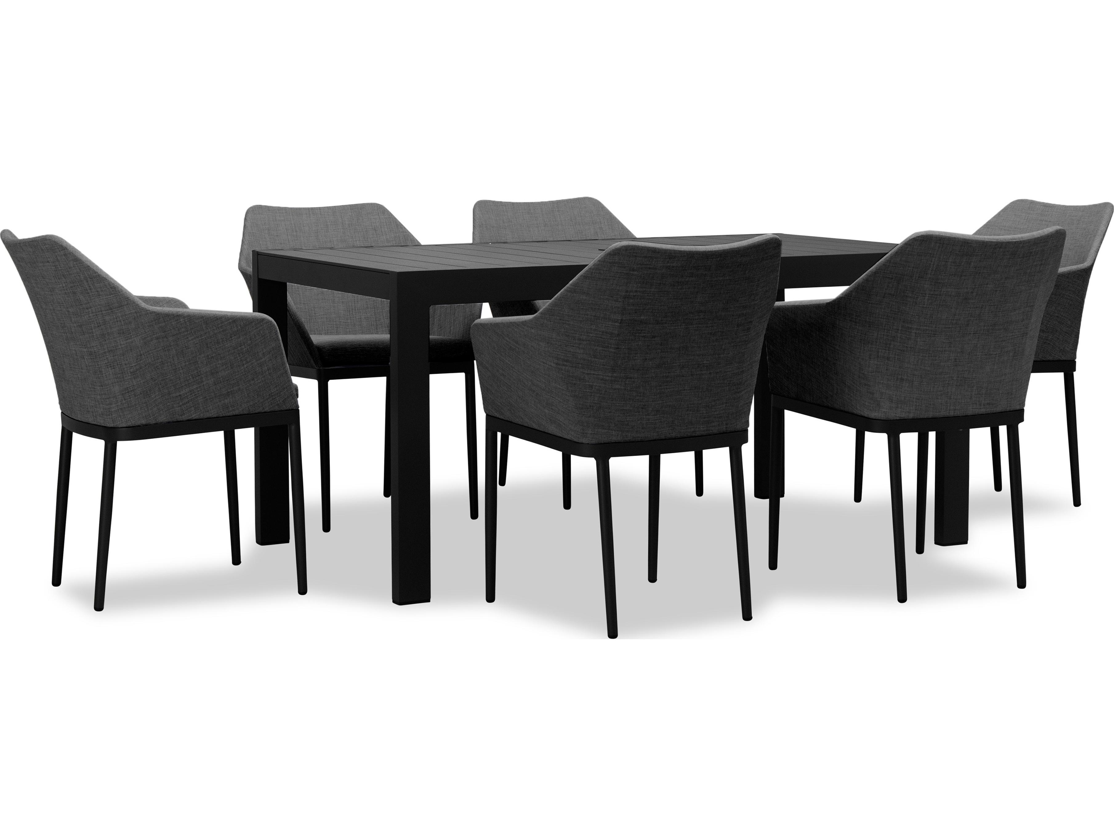 Harmonia Living Tailor Aluminum Classic 6 Seat Outdoor Dining Set