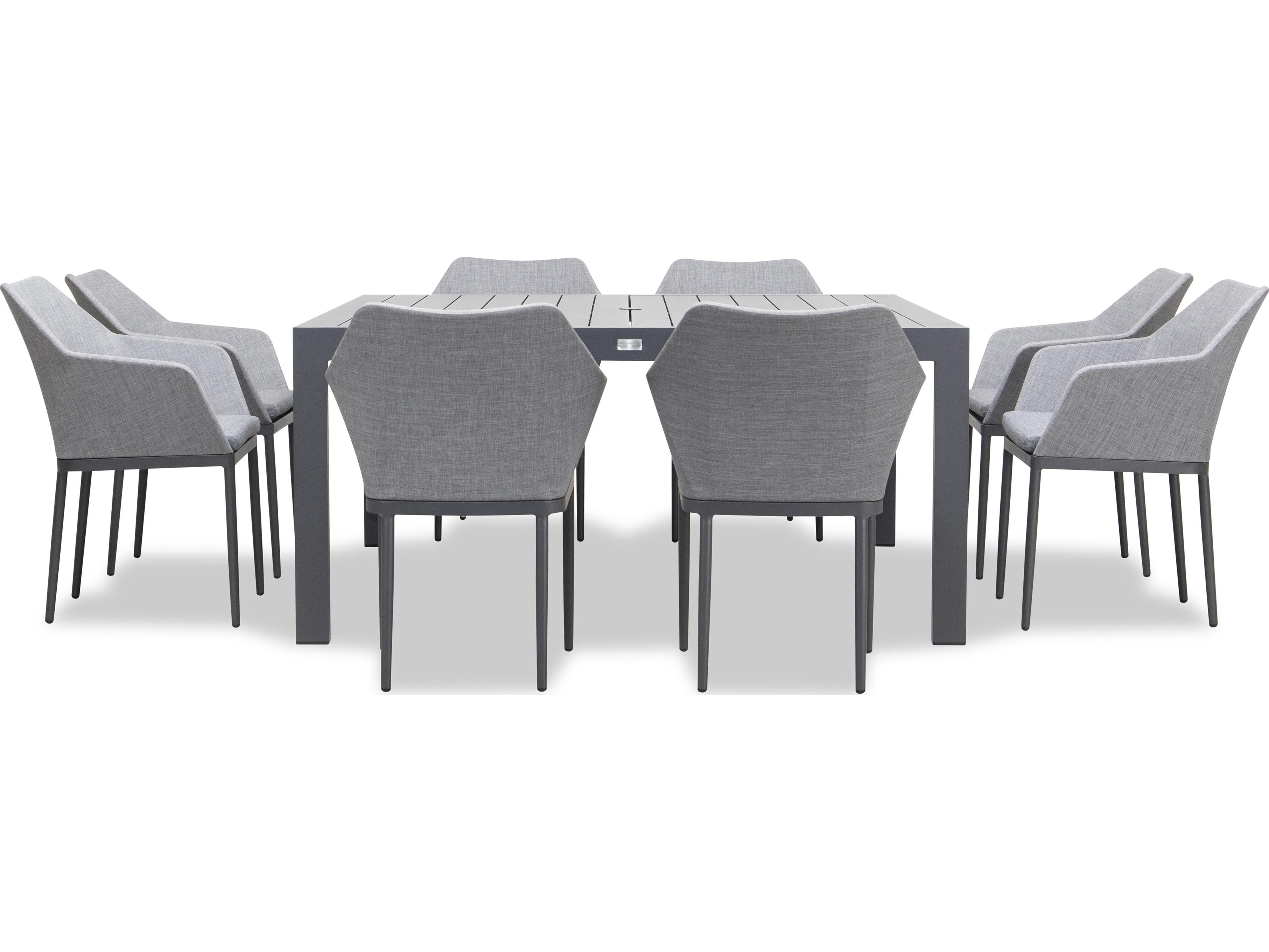 Harmonia Living Tailor Aluminum Classic 8 Seat Patio Dining Set