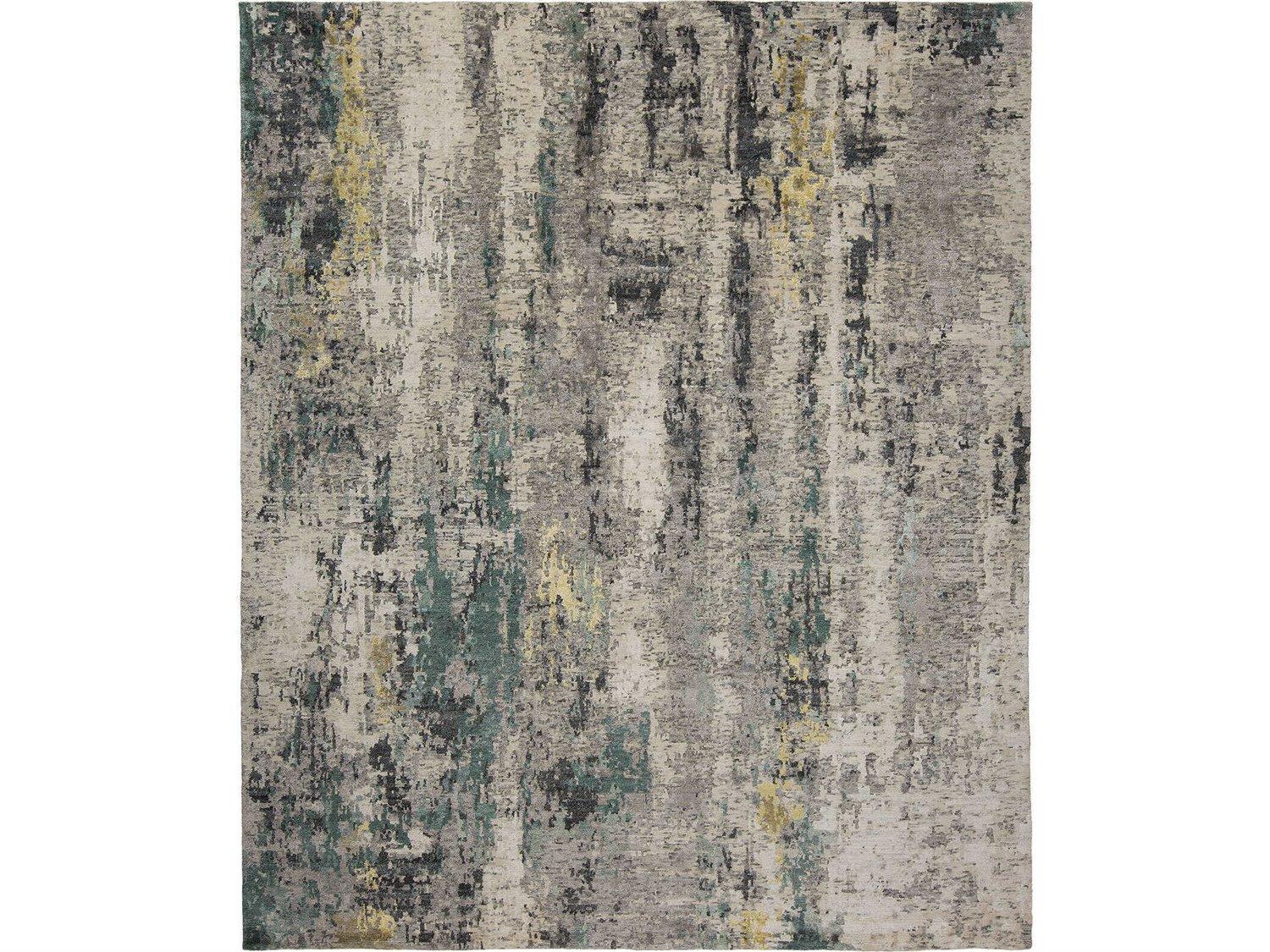 Harounian Rugs Fantasy Grey - Green Area Rug