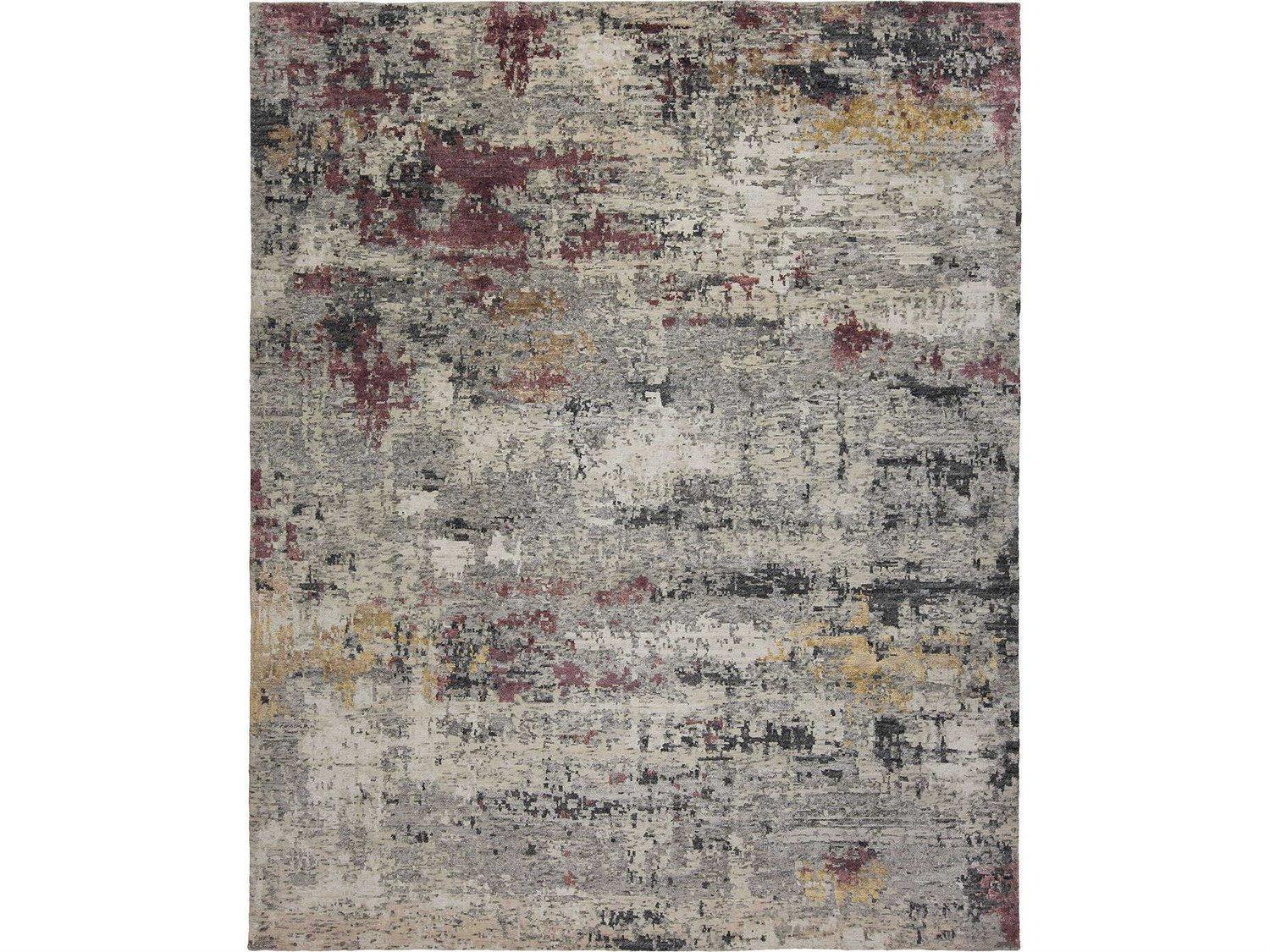 Harounian Rugs Fantasy Grey - Purple Area Rug