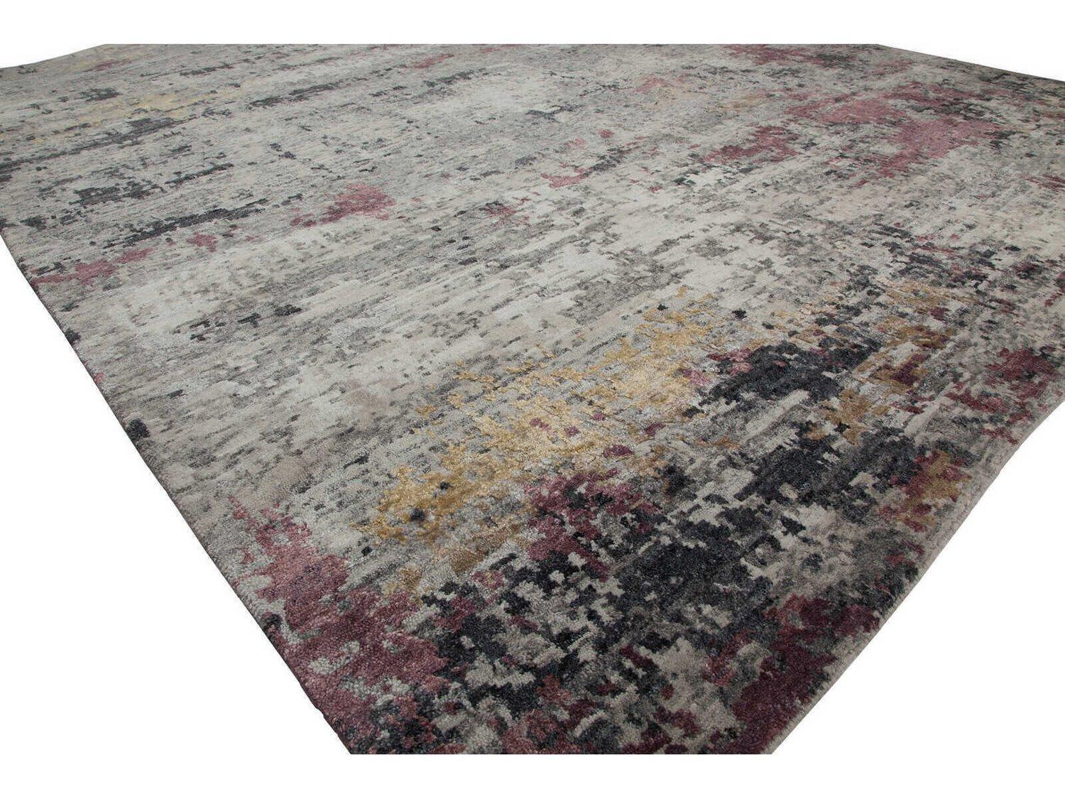 Harounian Rugs Fantasy Grey - Purple Area Rug