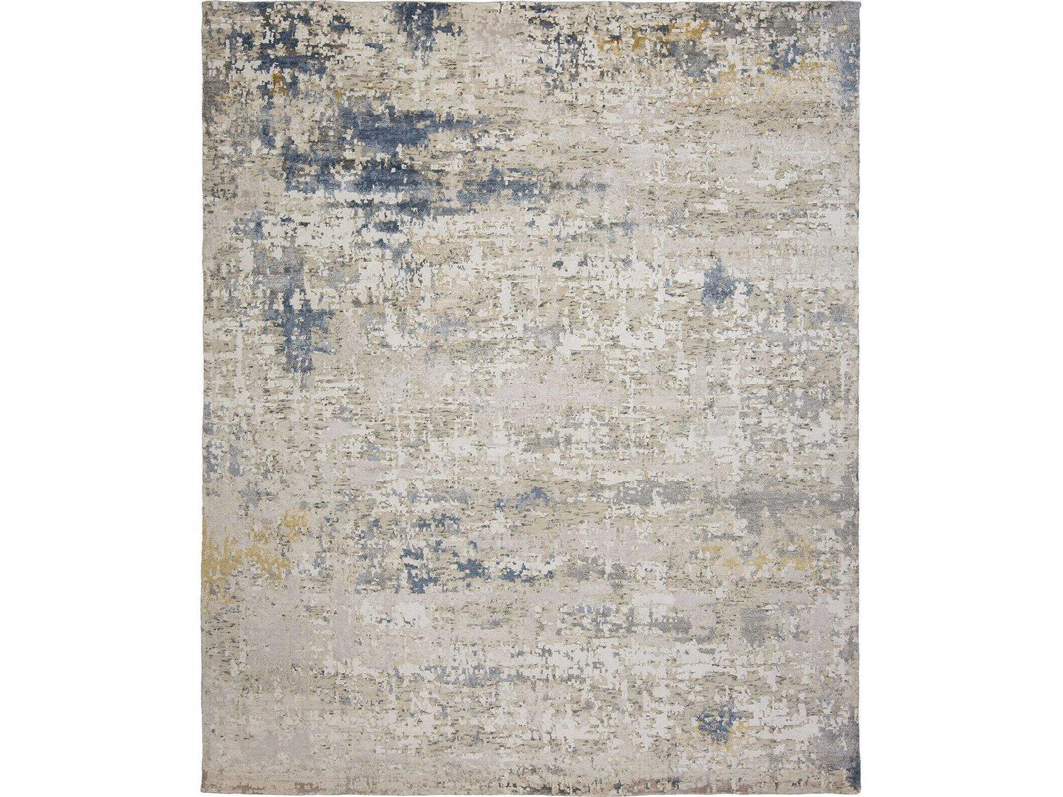 Harounian Rugs Fantasy Grey - Light Blue Area Rug