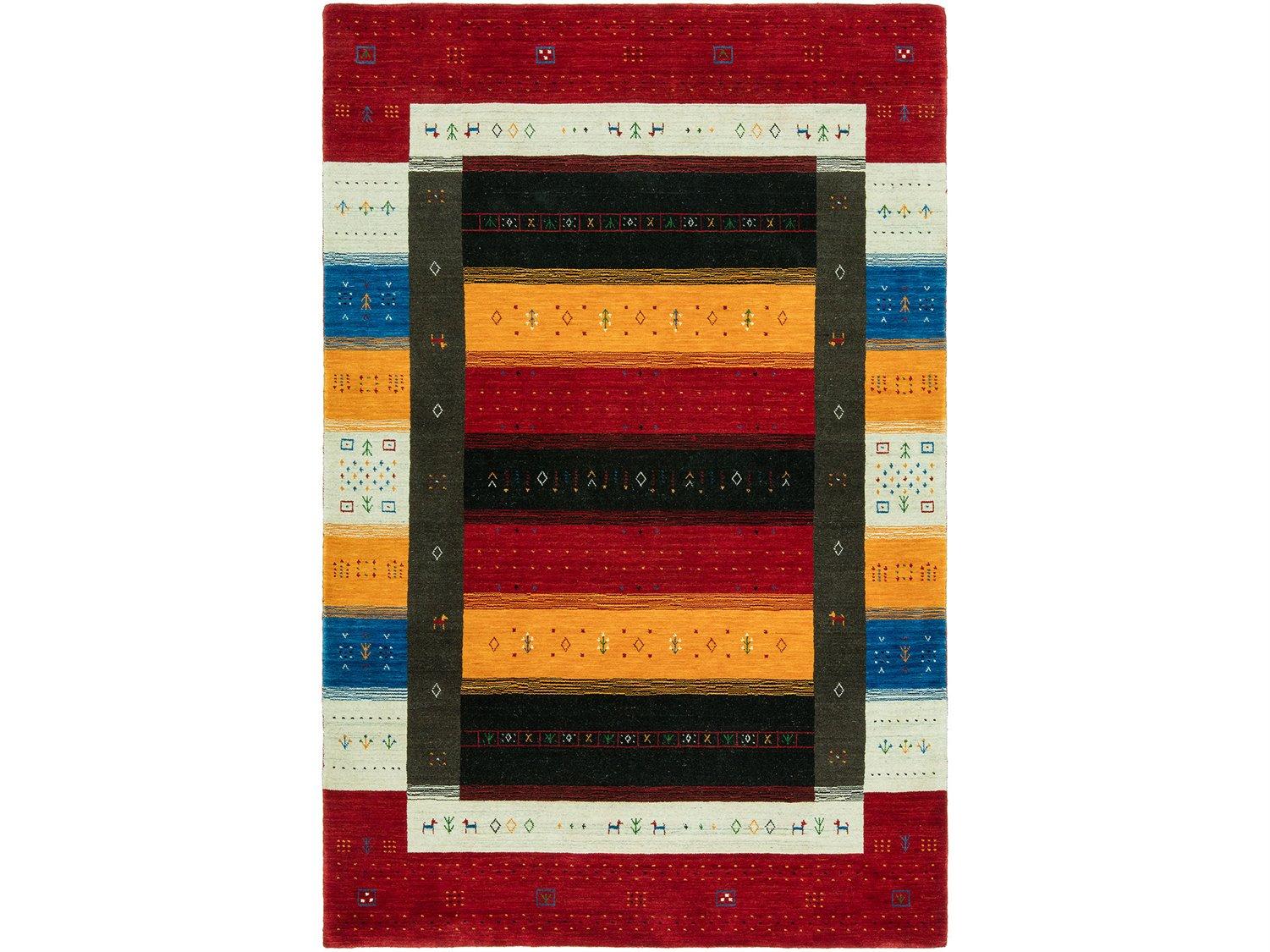 Harounian Rugs Folk Red - Multi Area Rug