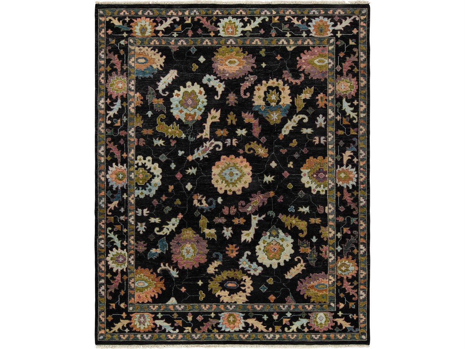 Harounian Rugs  Black - Mutli Area Rug