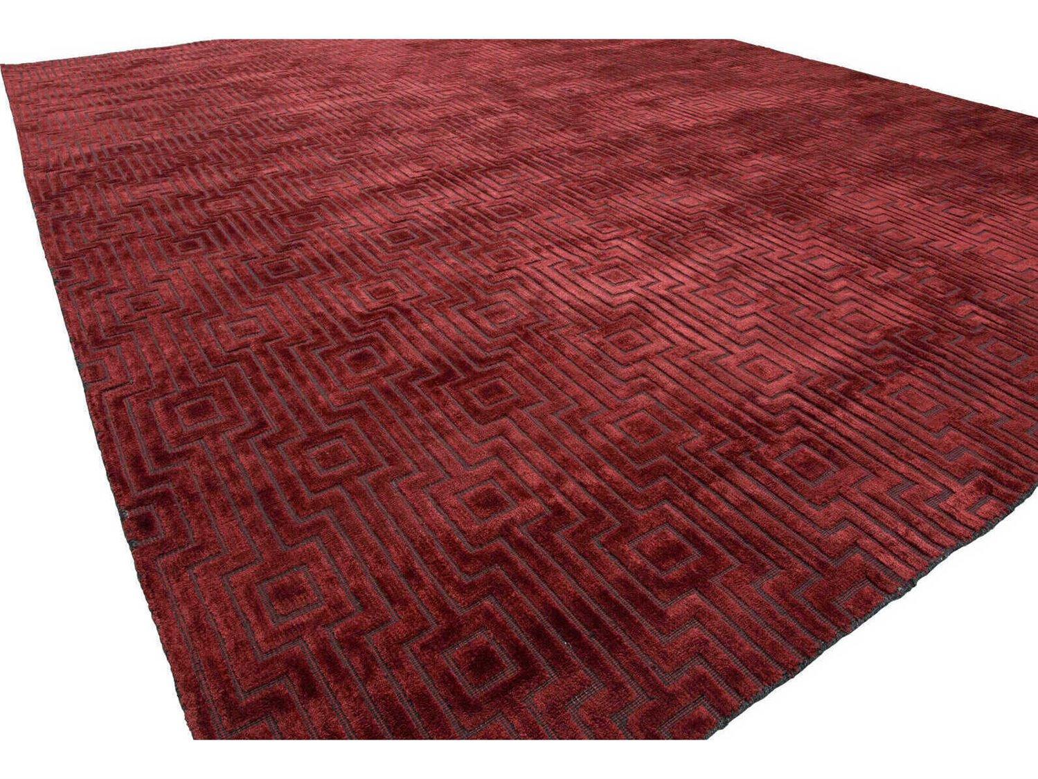 Harounian Rugs Latitude Burgundy Area Rug