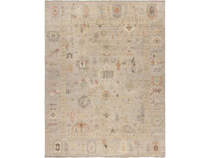 Harounian Rugs Lexington  Light Silver Area Rug