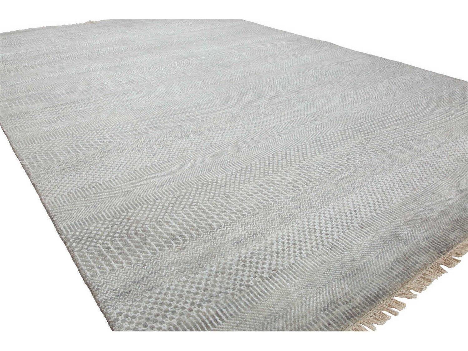 Harounian Rugs Mirage Light Grey - Silver Area Rug