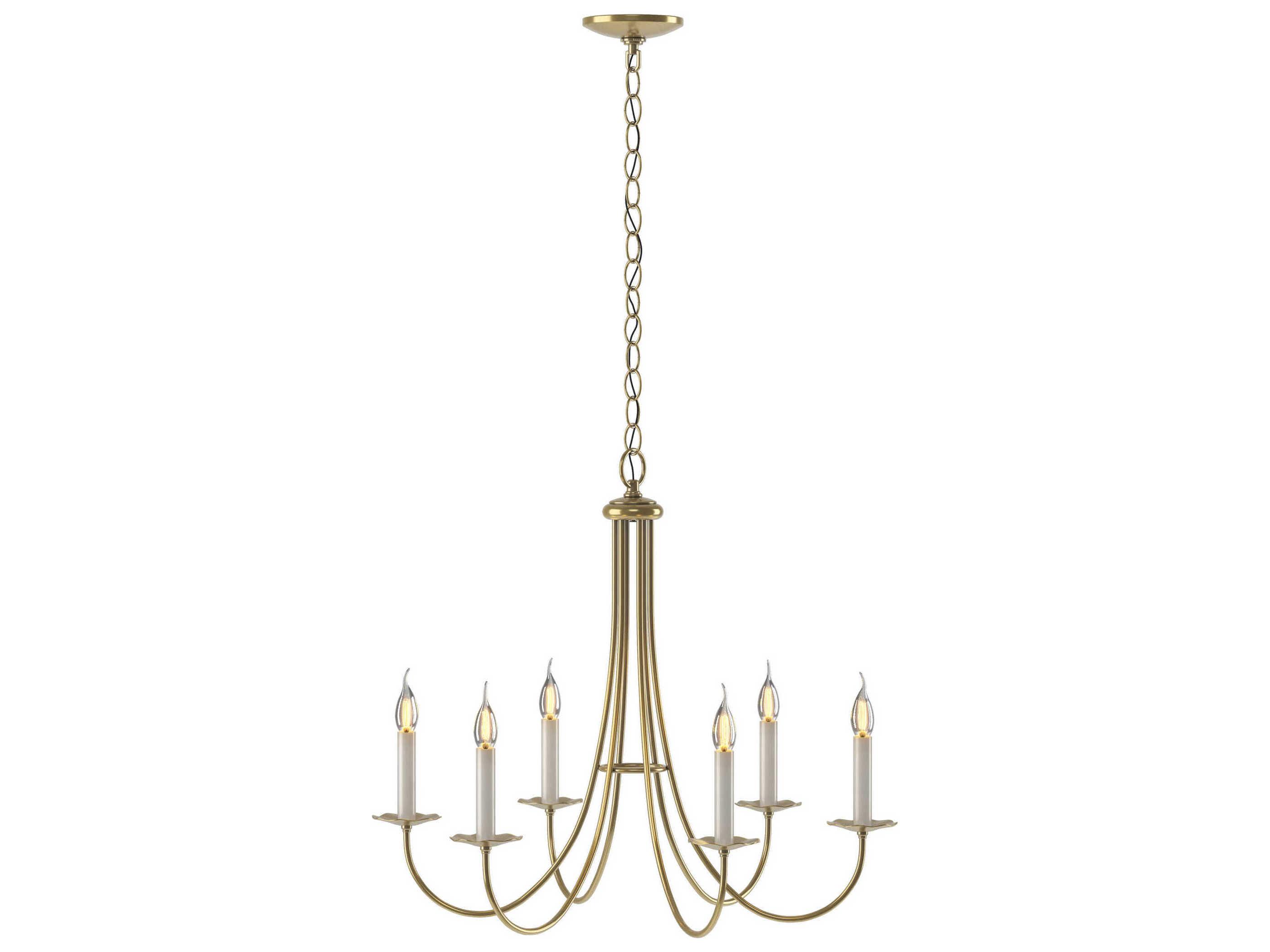 Hubbardton Forge Simple 6-Light Candelabra Chandelier