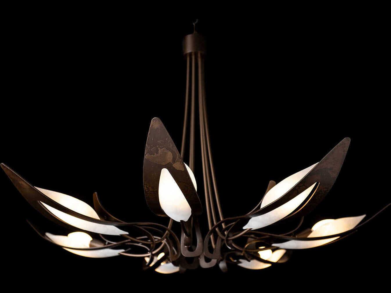 Hubbardton Forge Parasol 7-Light Candelabra Chandelier