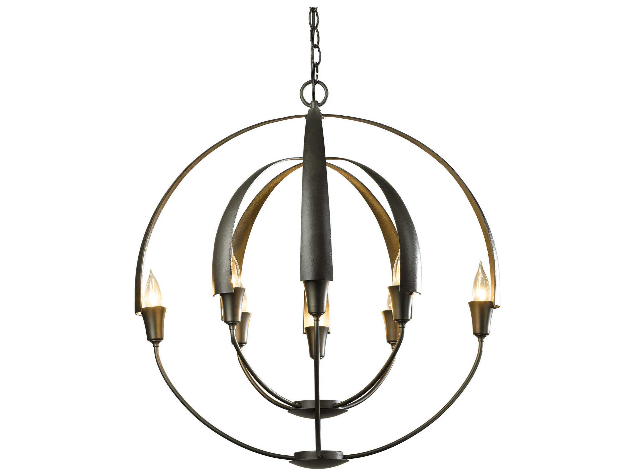 Hubbardton Forge Cirque 8-Light Linear Chandelier