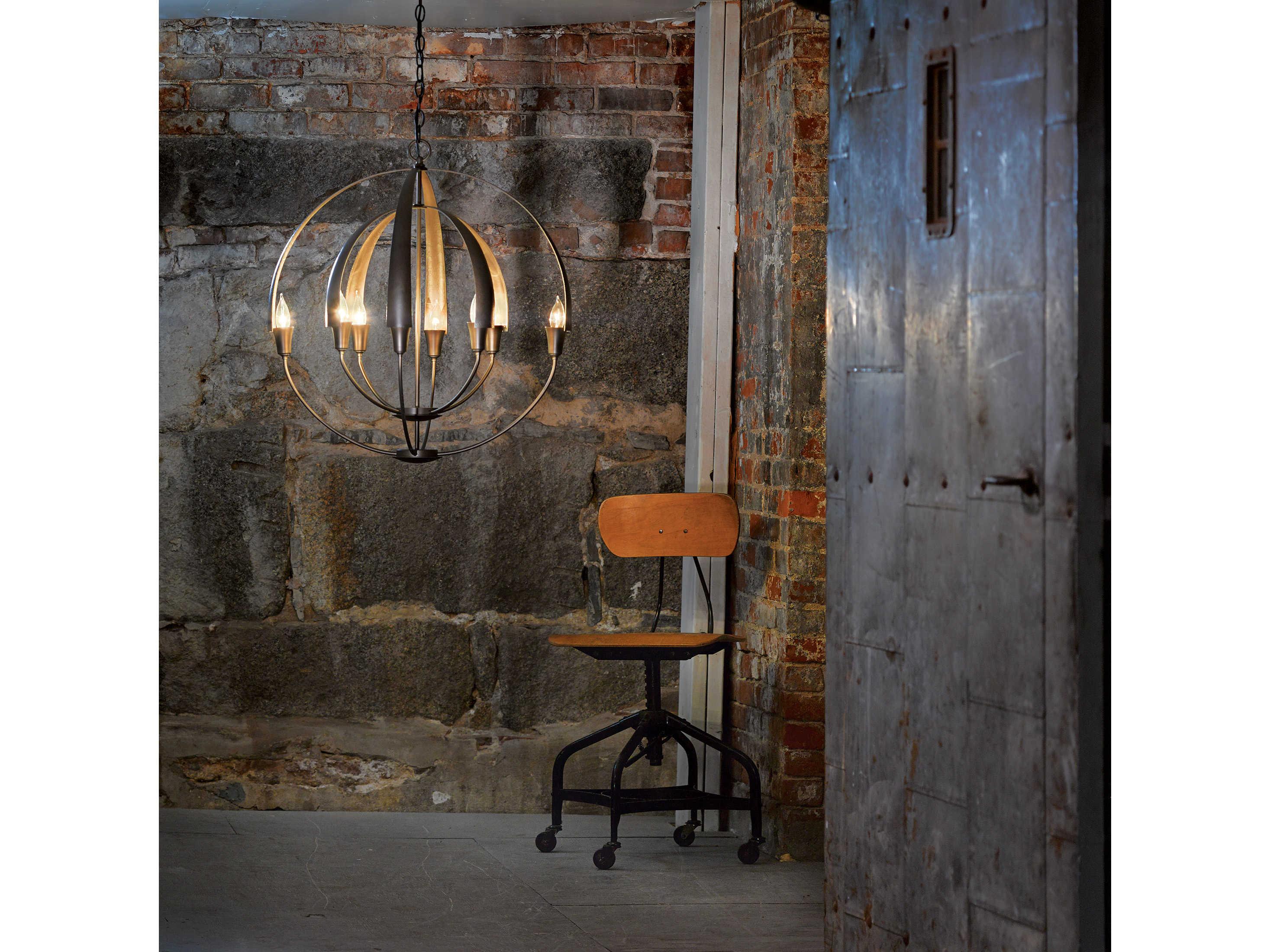 Hubbardton Forge Cirque 8-Light Linear Chandelier