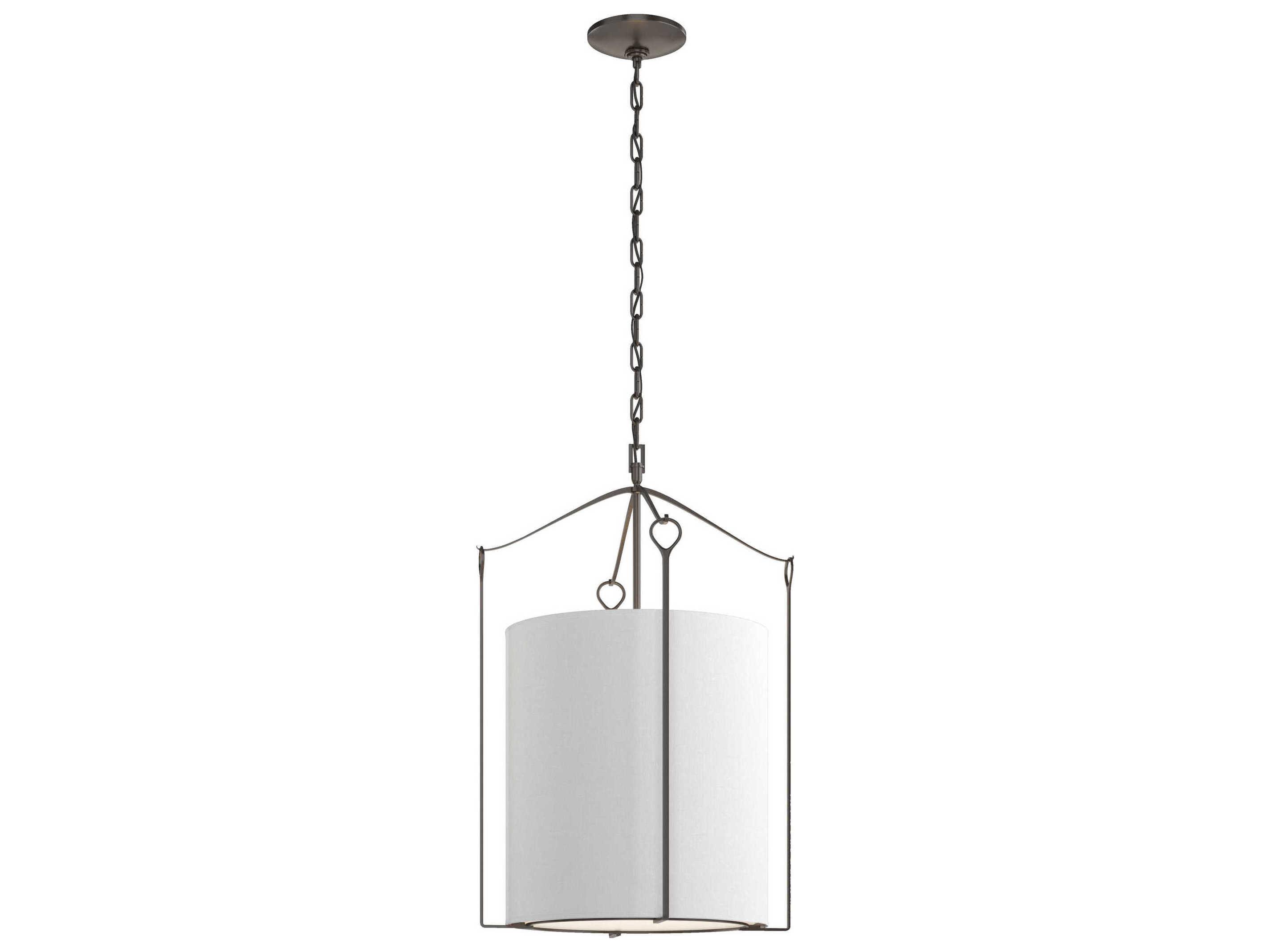 Hubbardton Forge Bow 3-Light Glass Drum Pendant