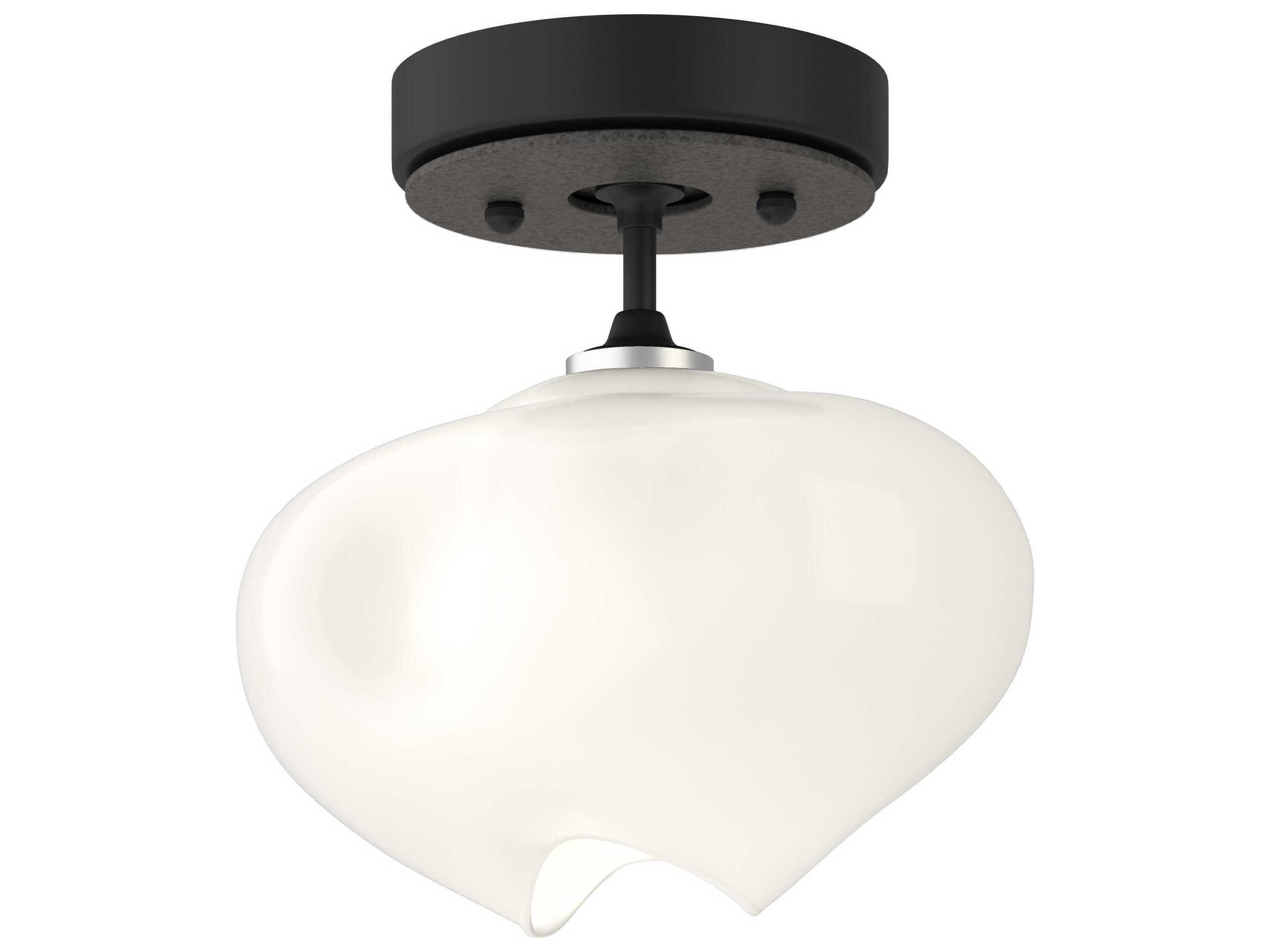 Hubbardton Forge Ume 1-Light Glass Semi Flush Mount