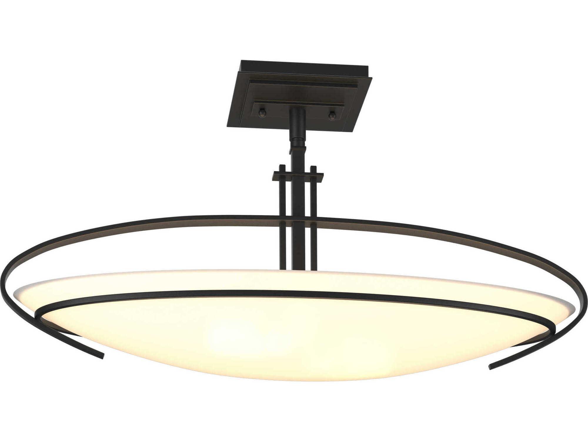 Hubbardton Forge Mackintosh 2-Light Glass Bowl Semi Flush Mount