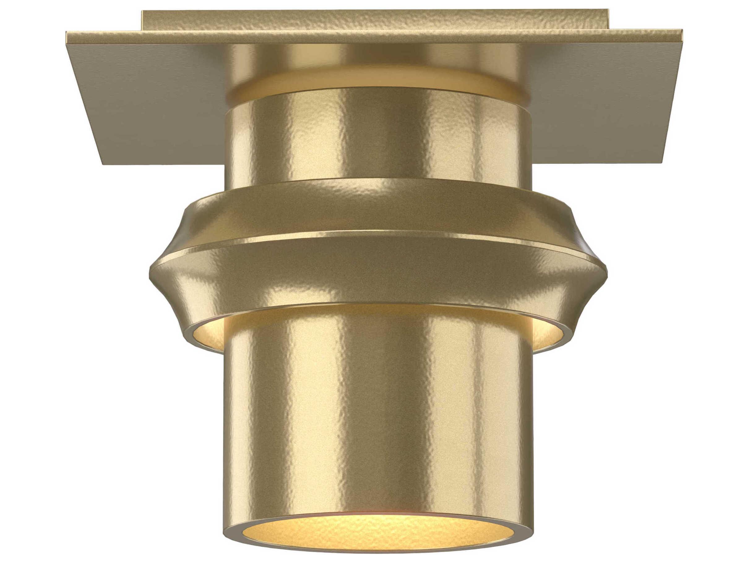 Hubbardton Forge Twilight 1-Light Cylinder Geometric Flush Mount
