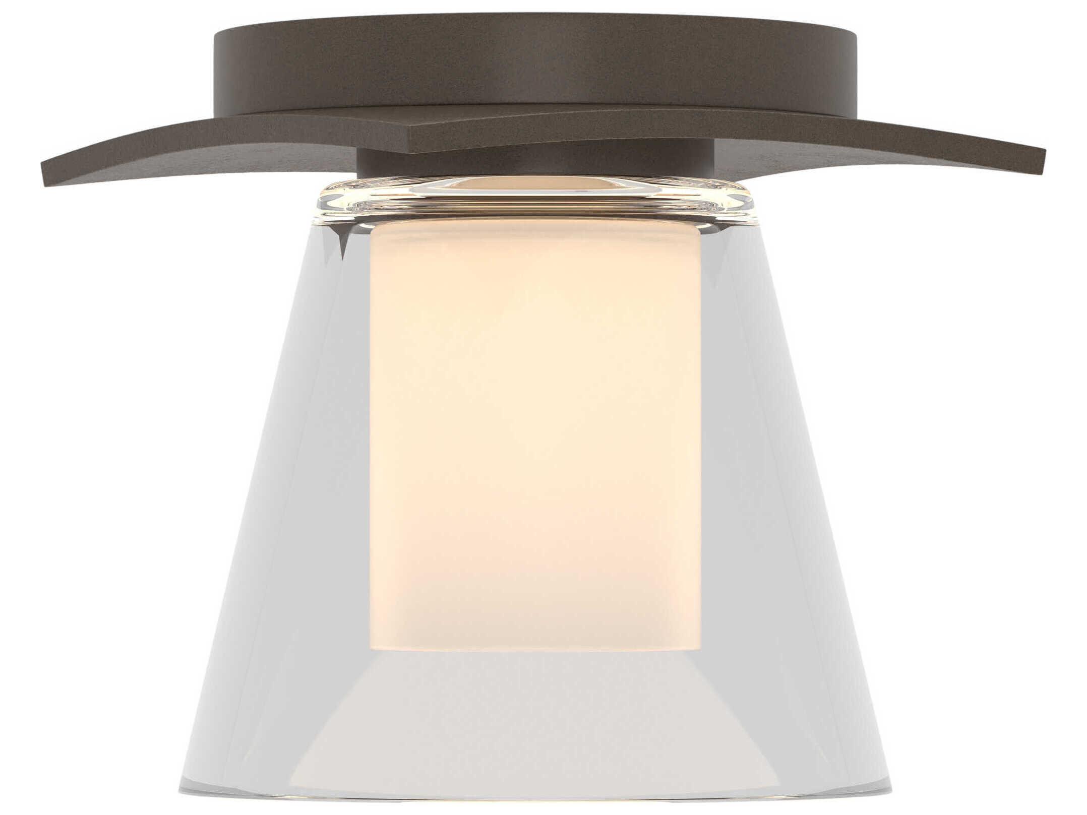Hubbardton Forge Wren 1-Light Glass Flush Mount