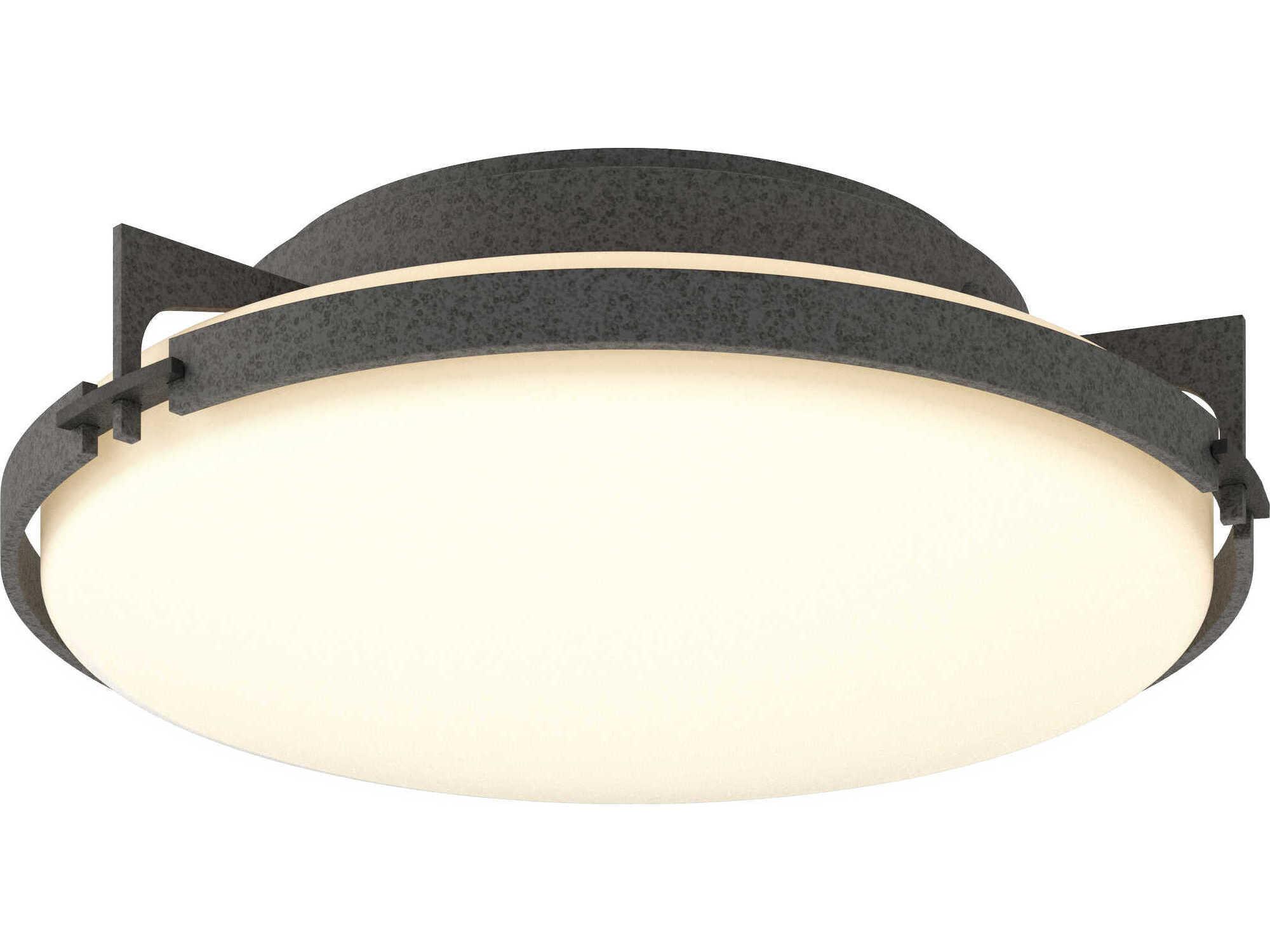 Hubbardton Forge Metra 2-Light Glass Bowl Flush Mount