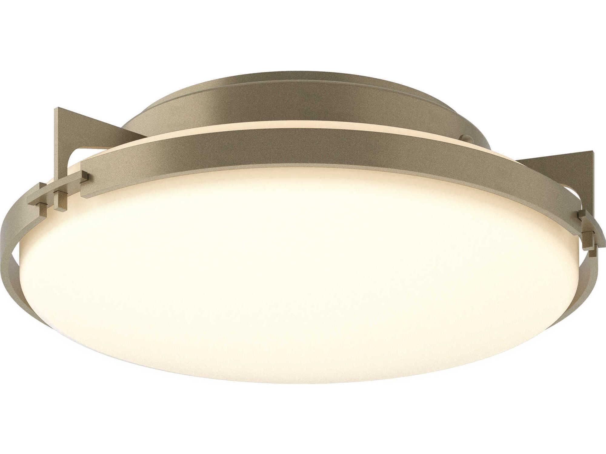 Hubbardton Forge Metra 2-Light Glass Bowl Flush Mount