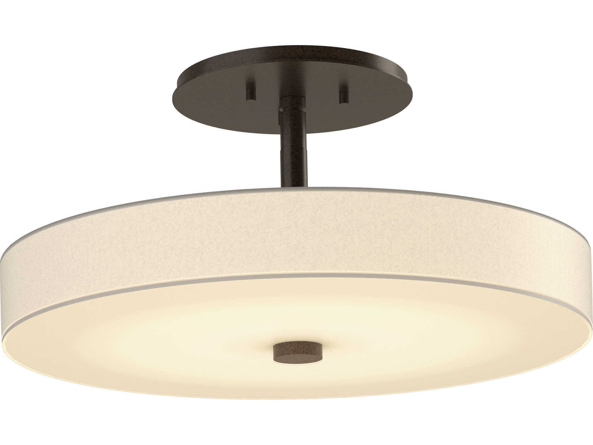 Hubbardton Forge Disq LED Round Semi Flush Mount