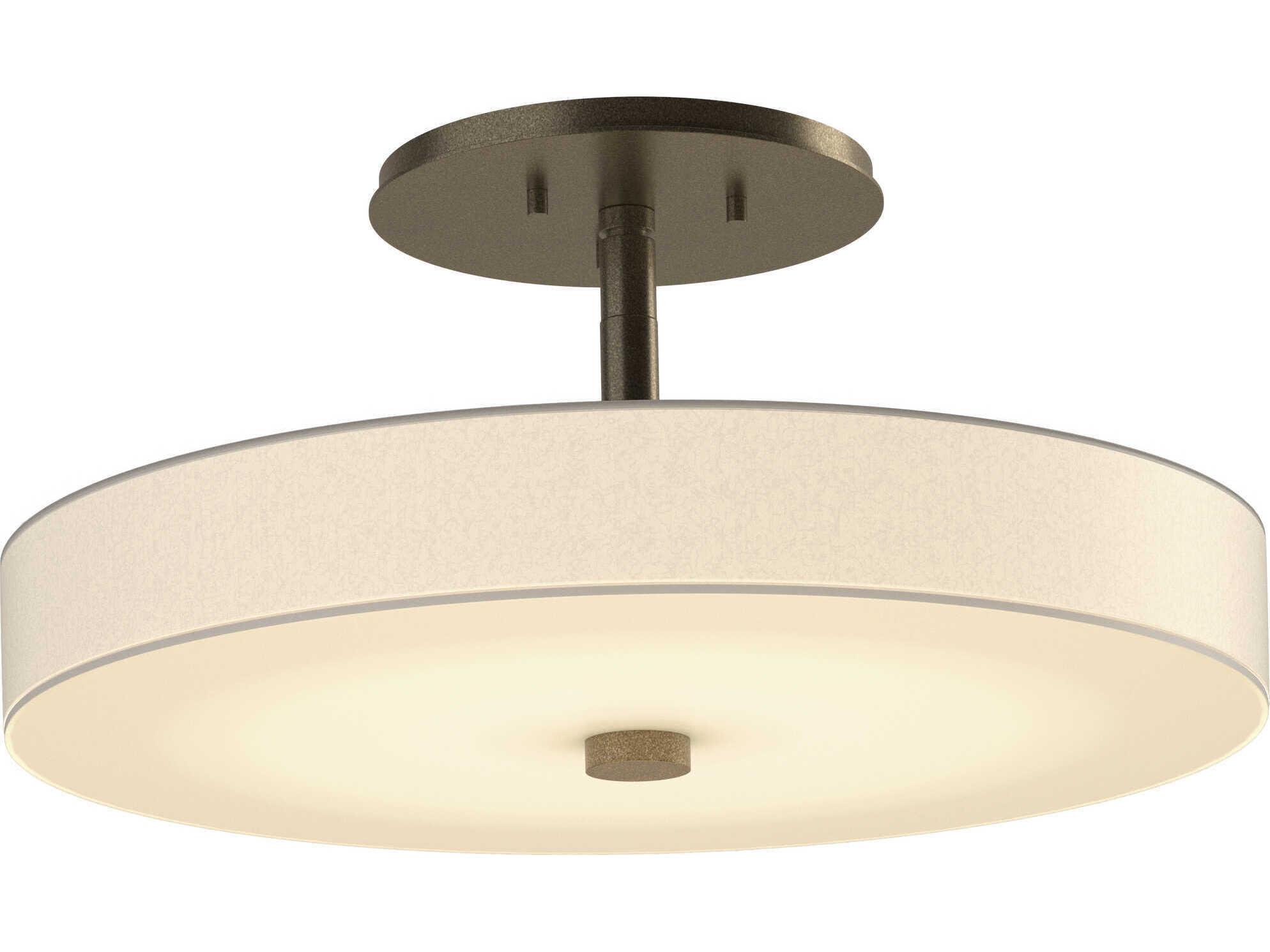 Hubbardton Forge Disq LED Round Semi Flush Mount