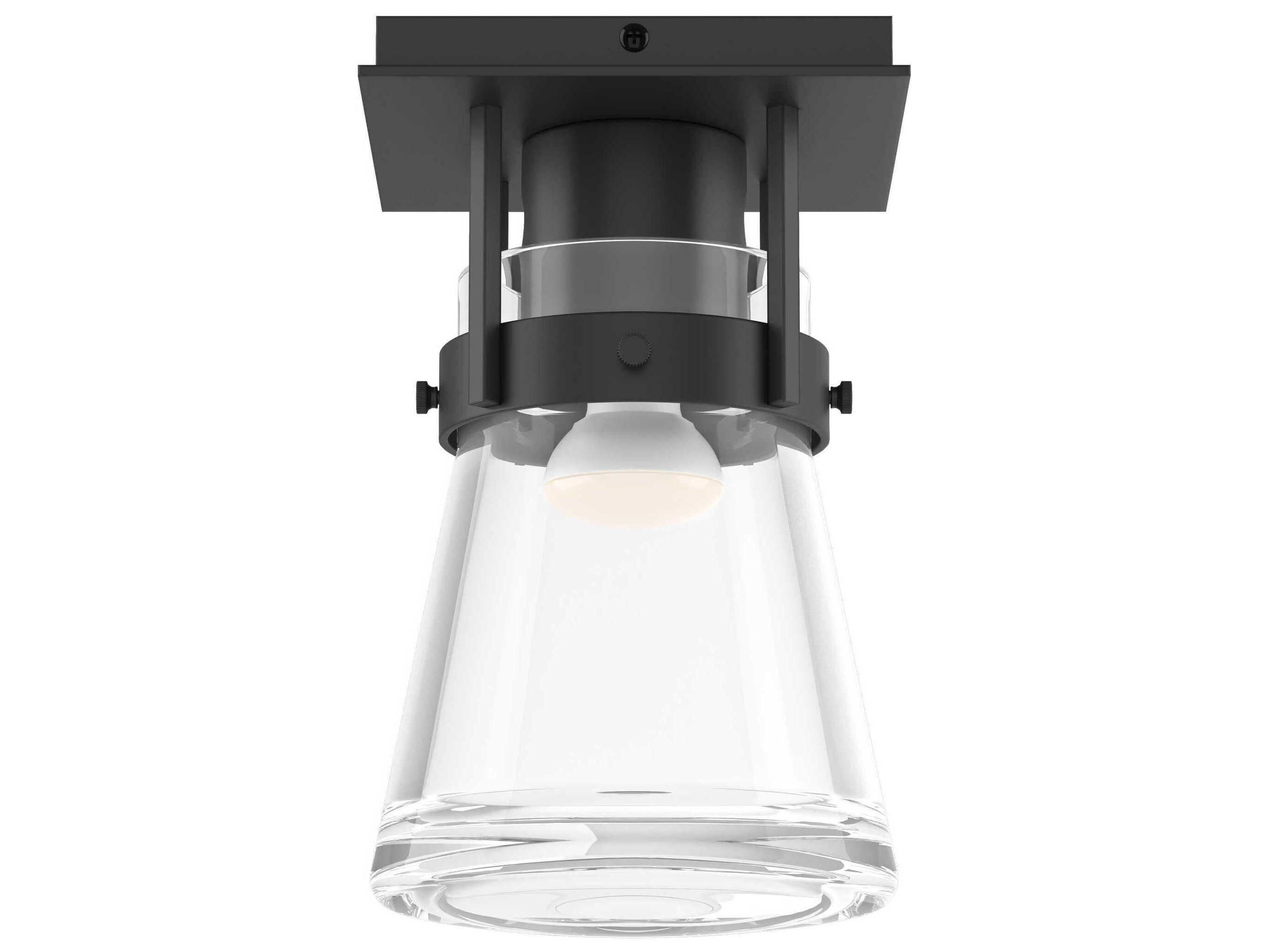 Hubbardton Forge Erlenmeyer 1-Light Glass Semi Flush Mount