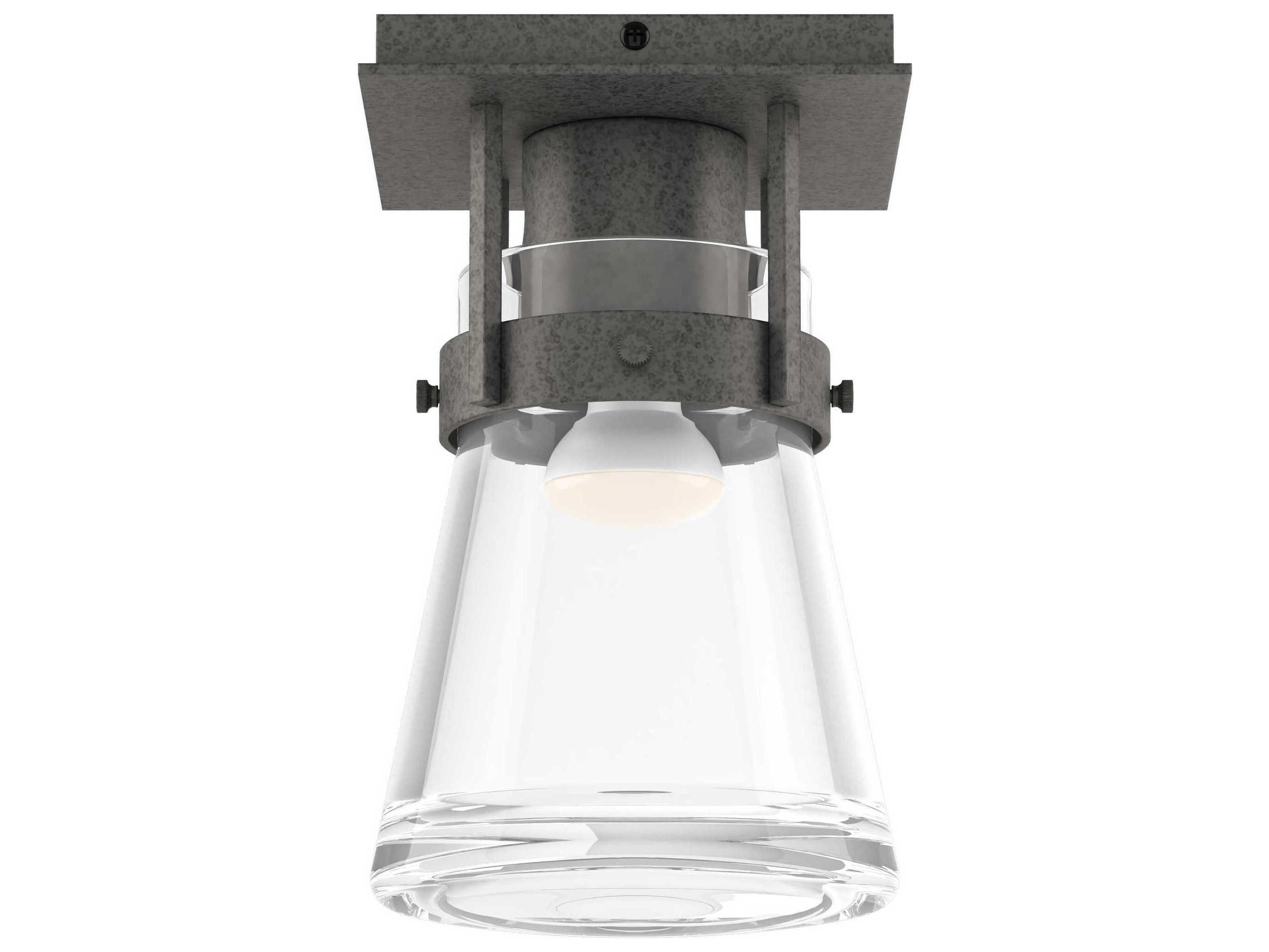 Hubbardton Forge Erlenmeyer 1-Light Glass Semi Flush Mount