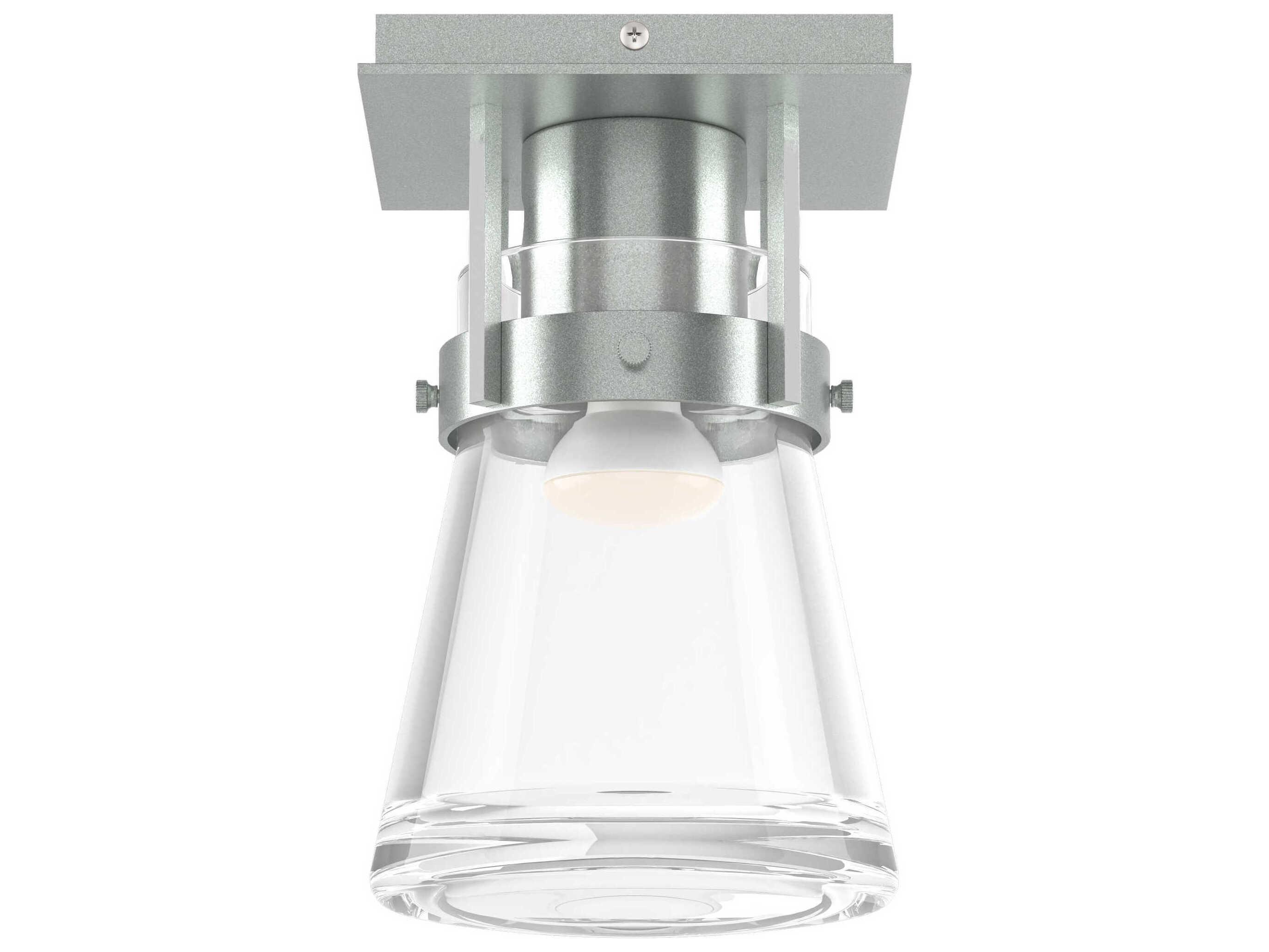 Hubbardton Forge Erlenmeyer 1-Light Glass Semi Flush Mount