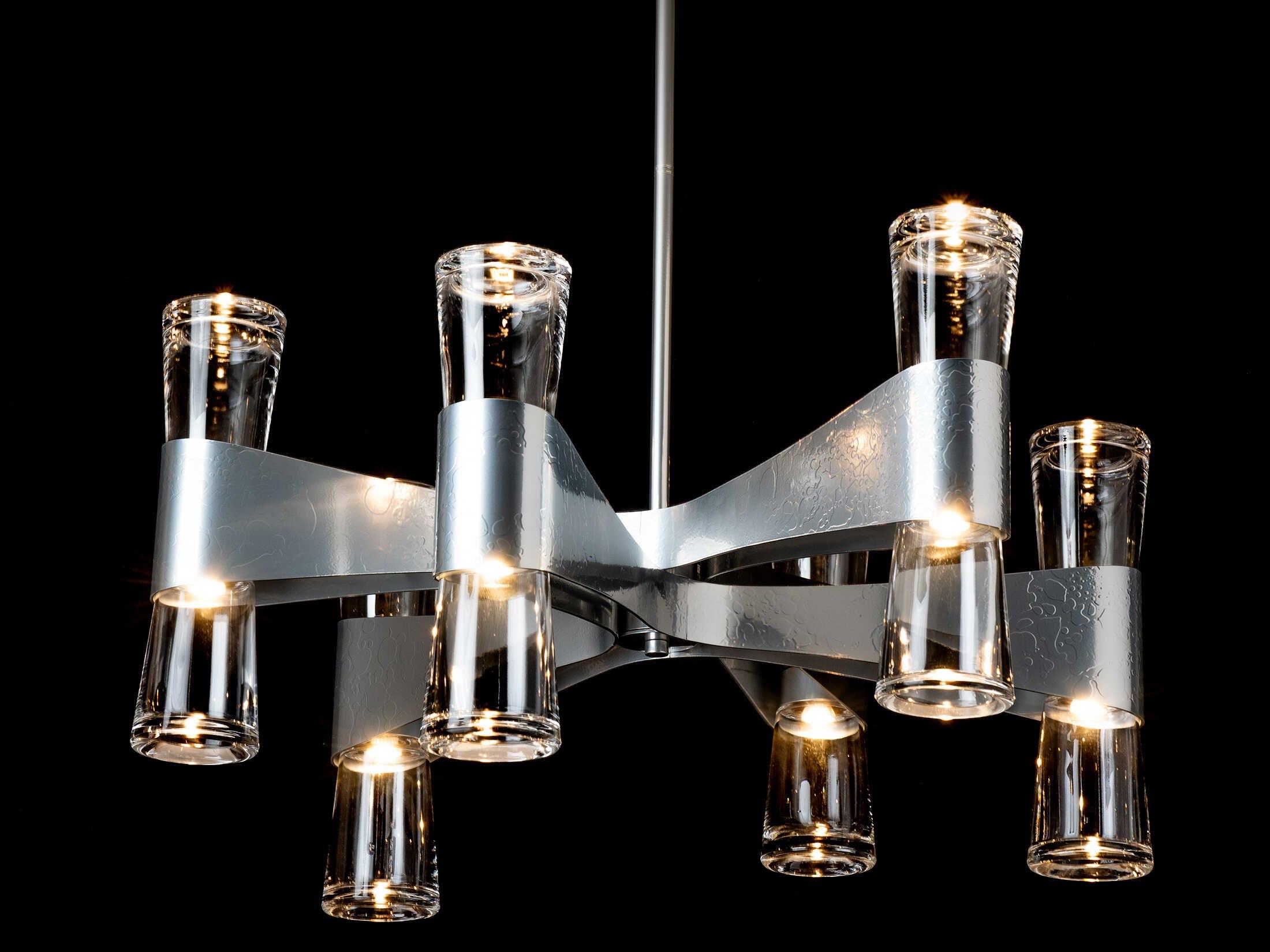 Hubbardton Forge Bellis 12-Light Chandelier