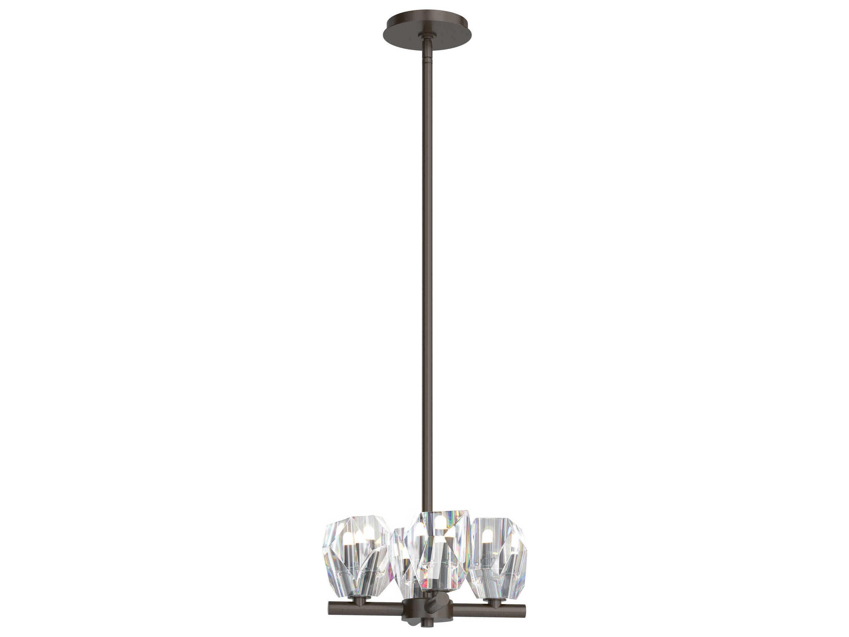 Hubbardton Forge Gatsby 4-Light Crystal Mini Pendant