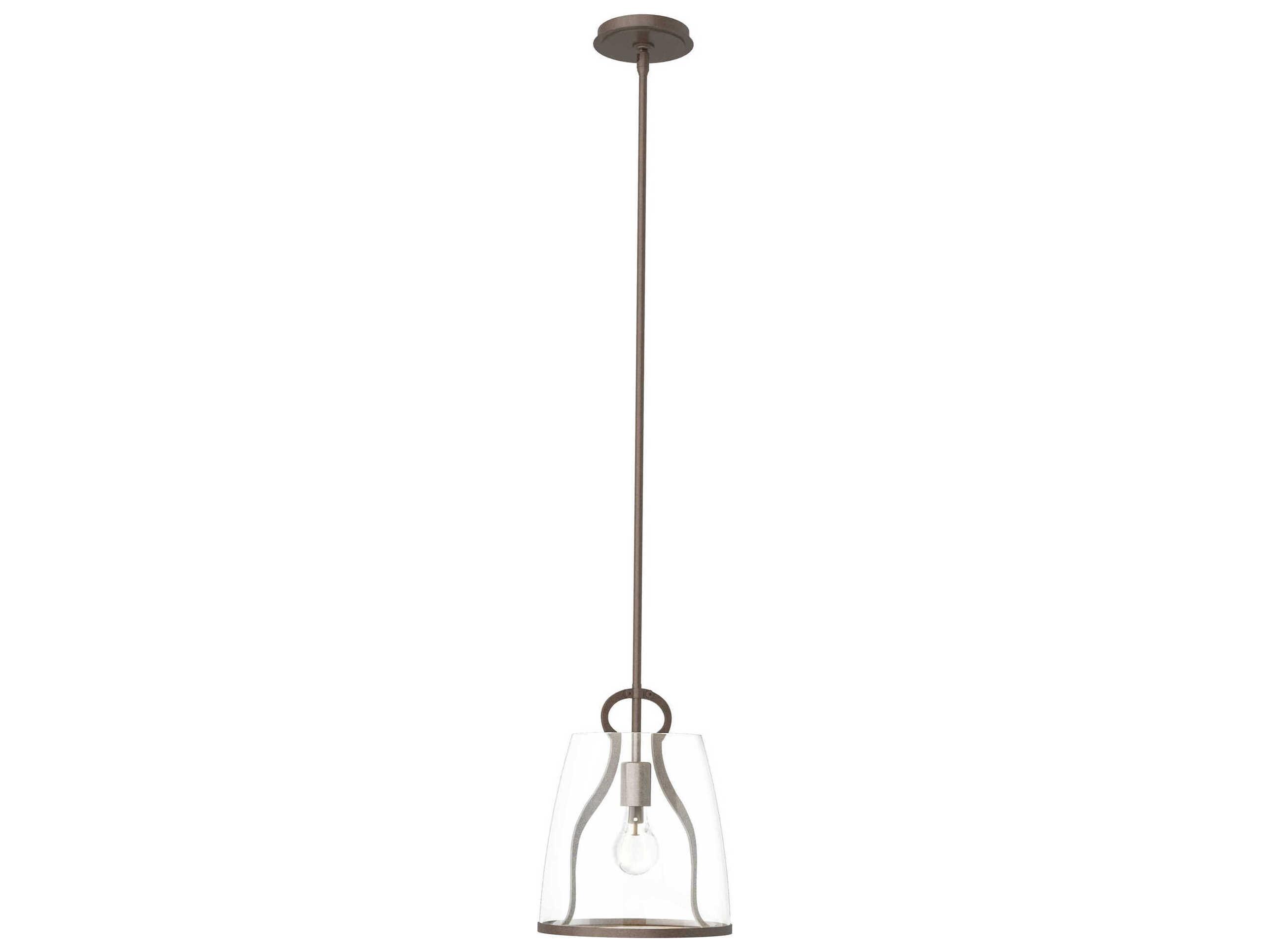 Hubbardton Forge Caliper 1-Light Glass Mini Pendant