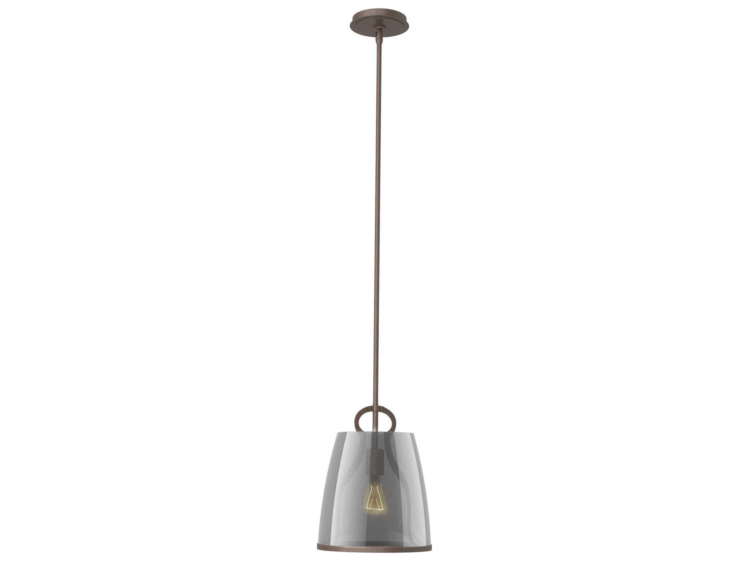 Hubbardton Forge Caliper 1-Light Glass Mini Pendant