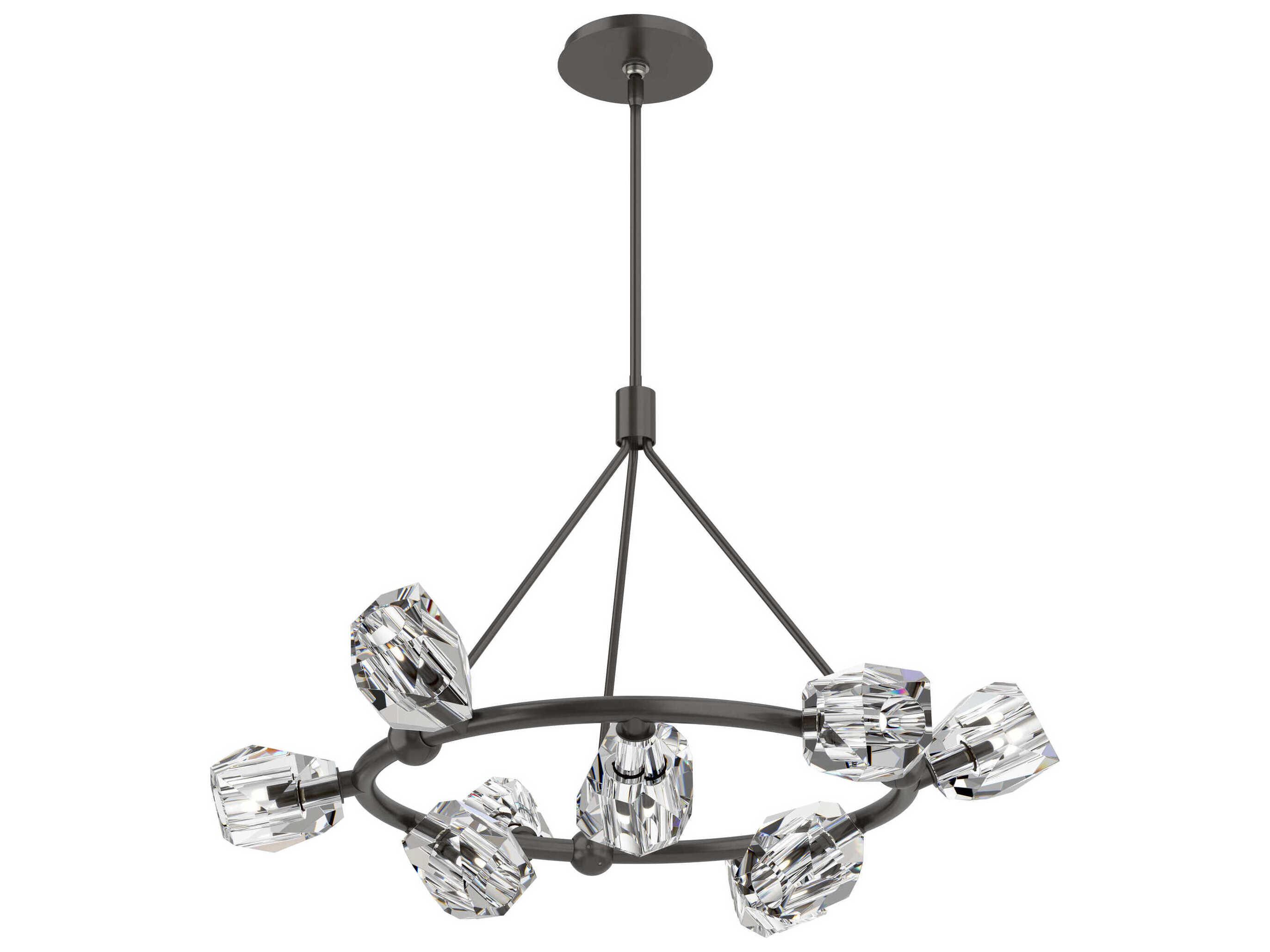 Hubbardton Forge Gatsby 9-Light Crystal LED Pendant
