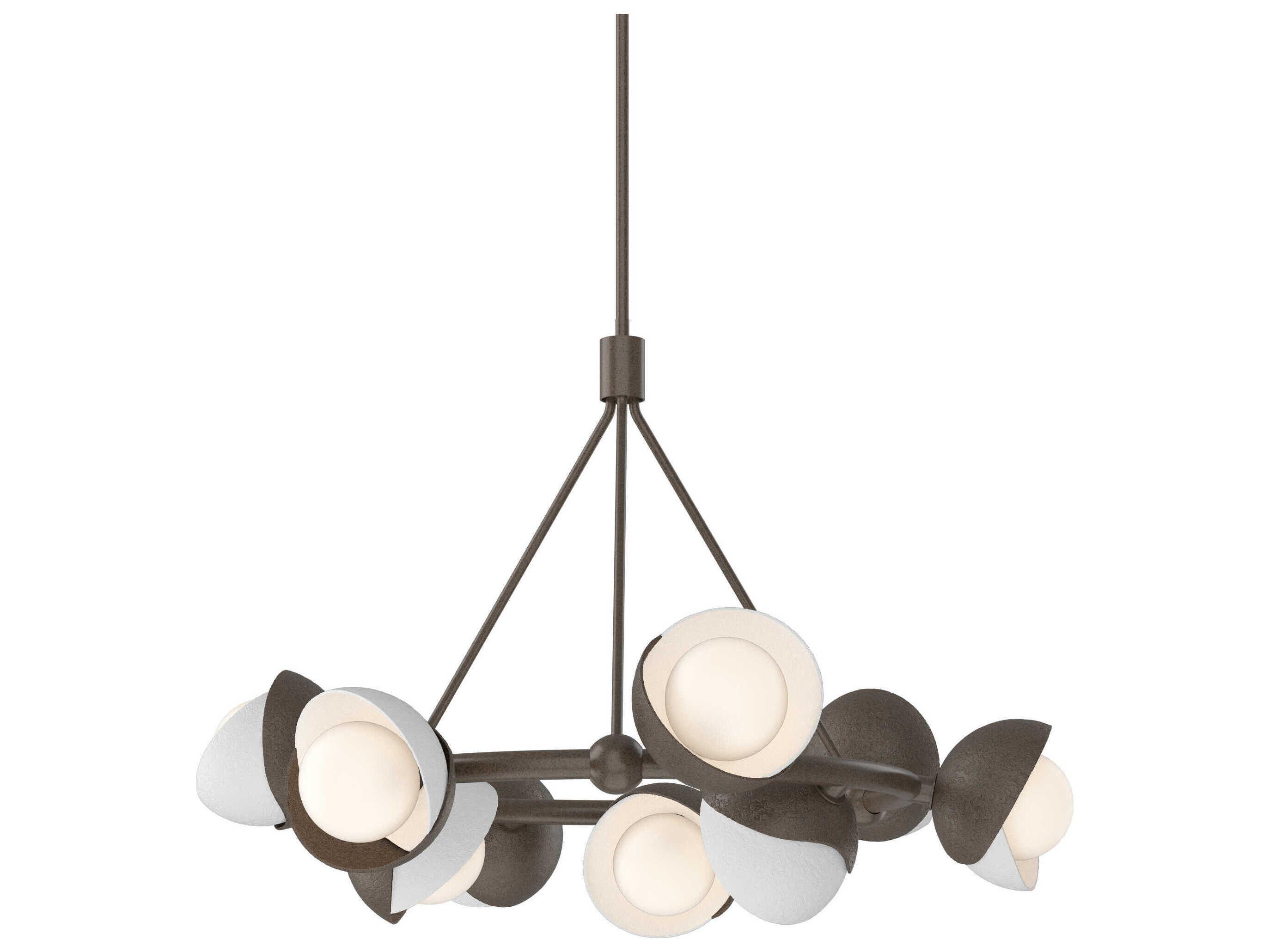 Hubbardton Forge Brooklyn 9-Light Glass LED Globe Pendant