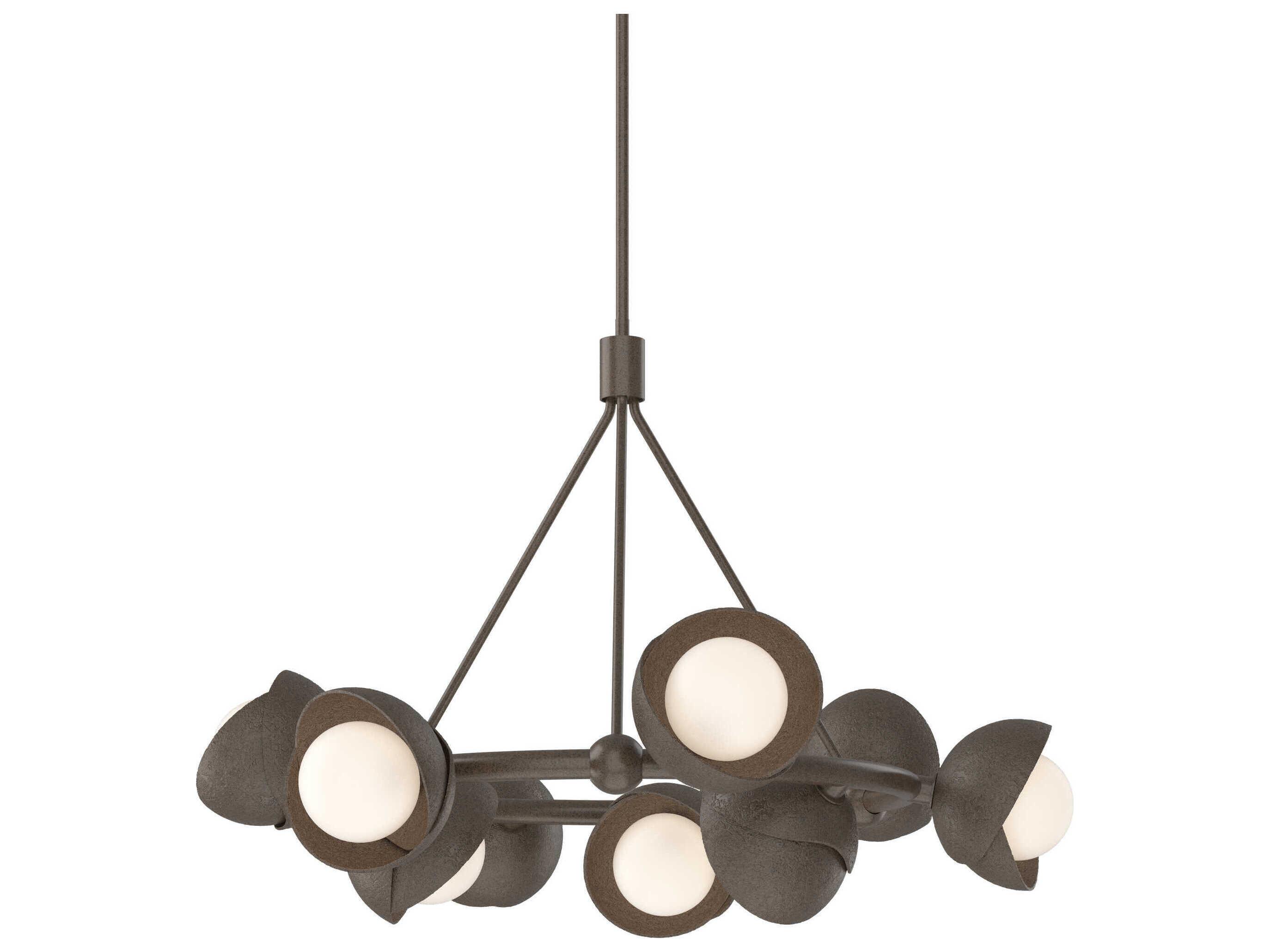 Hubbardton Forge Brooklyn 9-Light Glass LED Globe Pendant