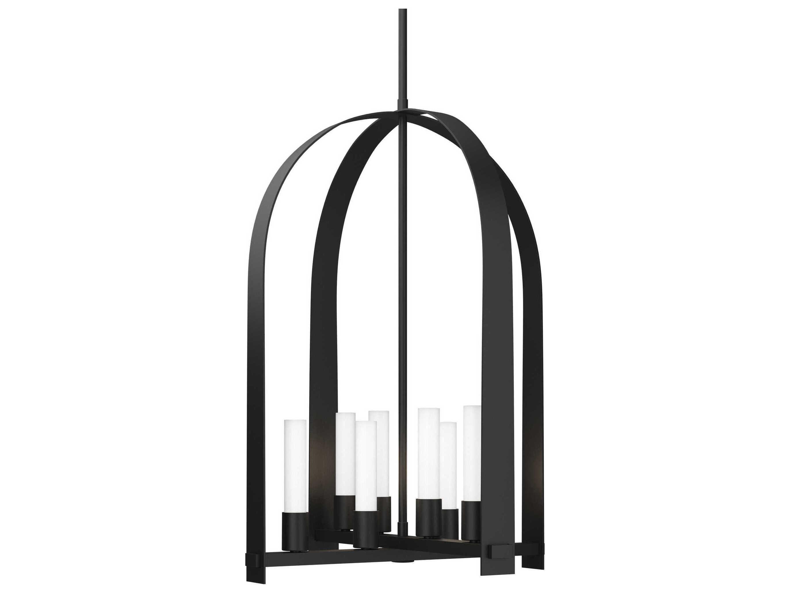 Hubbardton Forge Triomphe 8-Light Glass LED Lantern Pendant