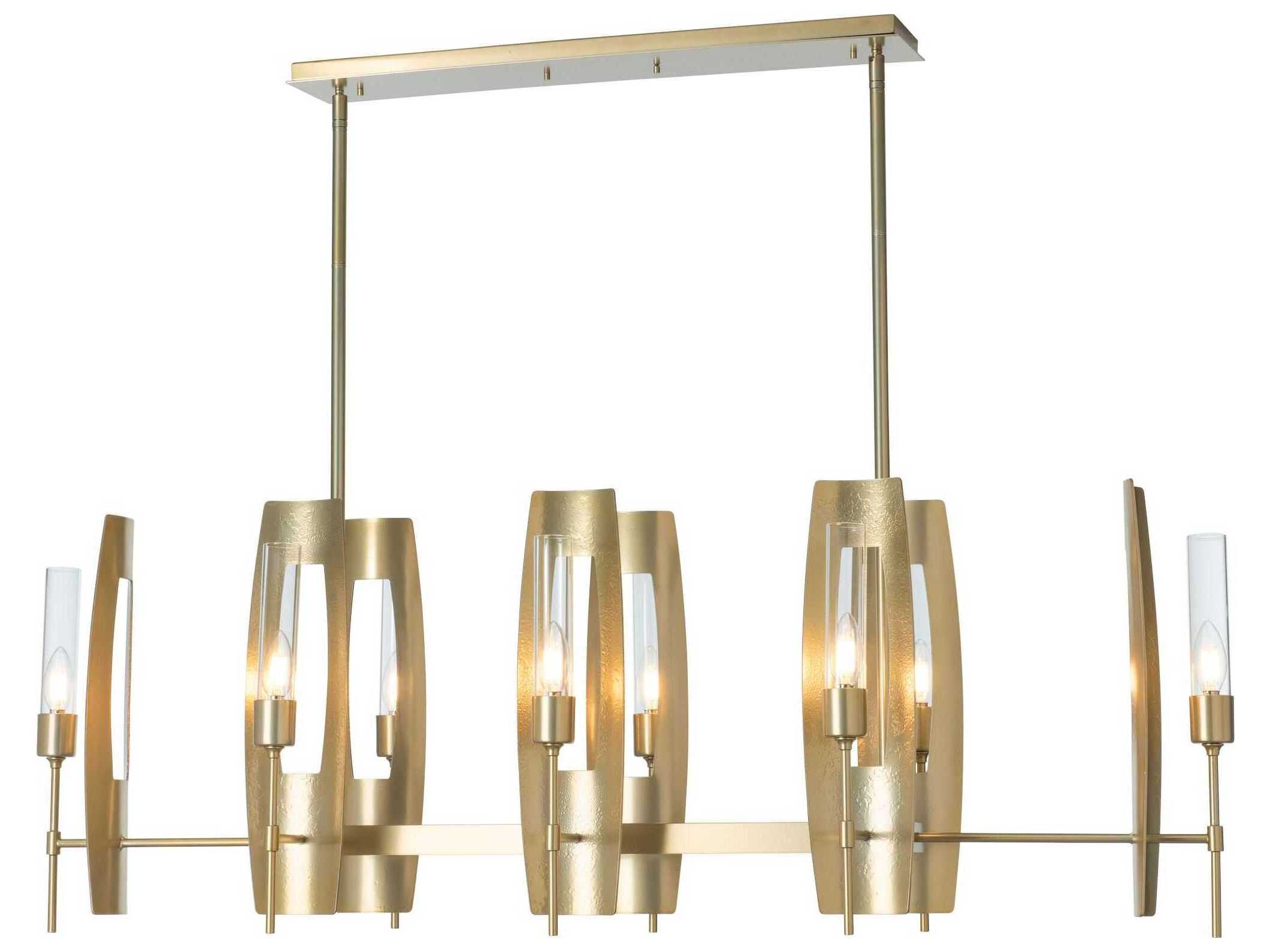 Hubbardton Forge Passage 8-Light Linear Island Pendant