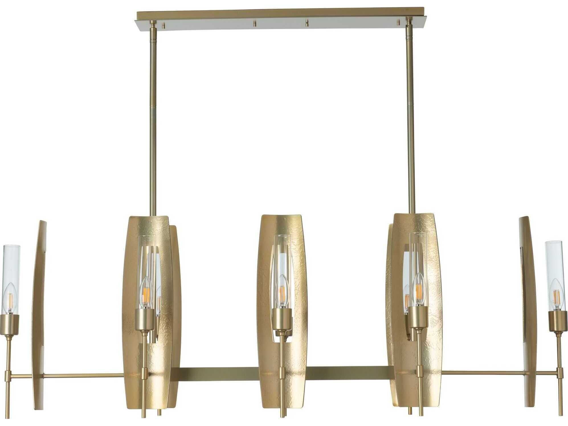 Hubbardton Forge Passage 8-Light Linear Island Pendant