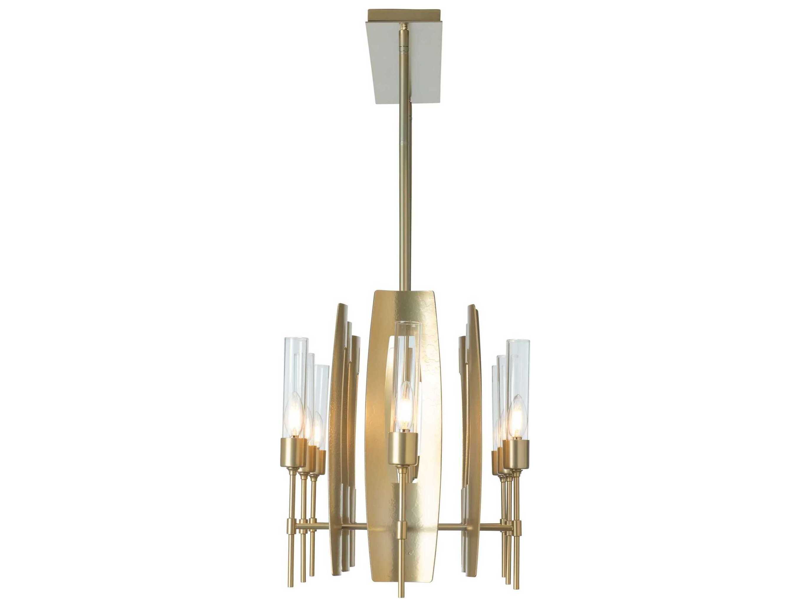 Hubbardton Forge Passage 8-Light Linear Island Pendant