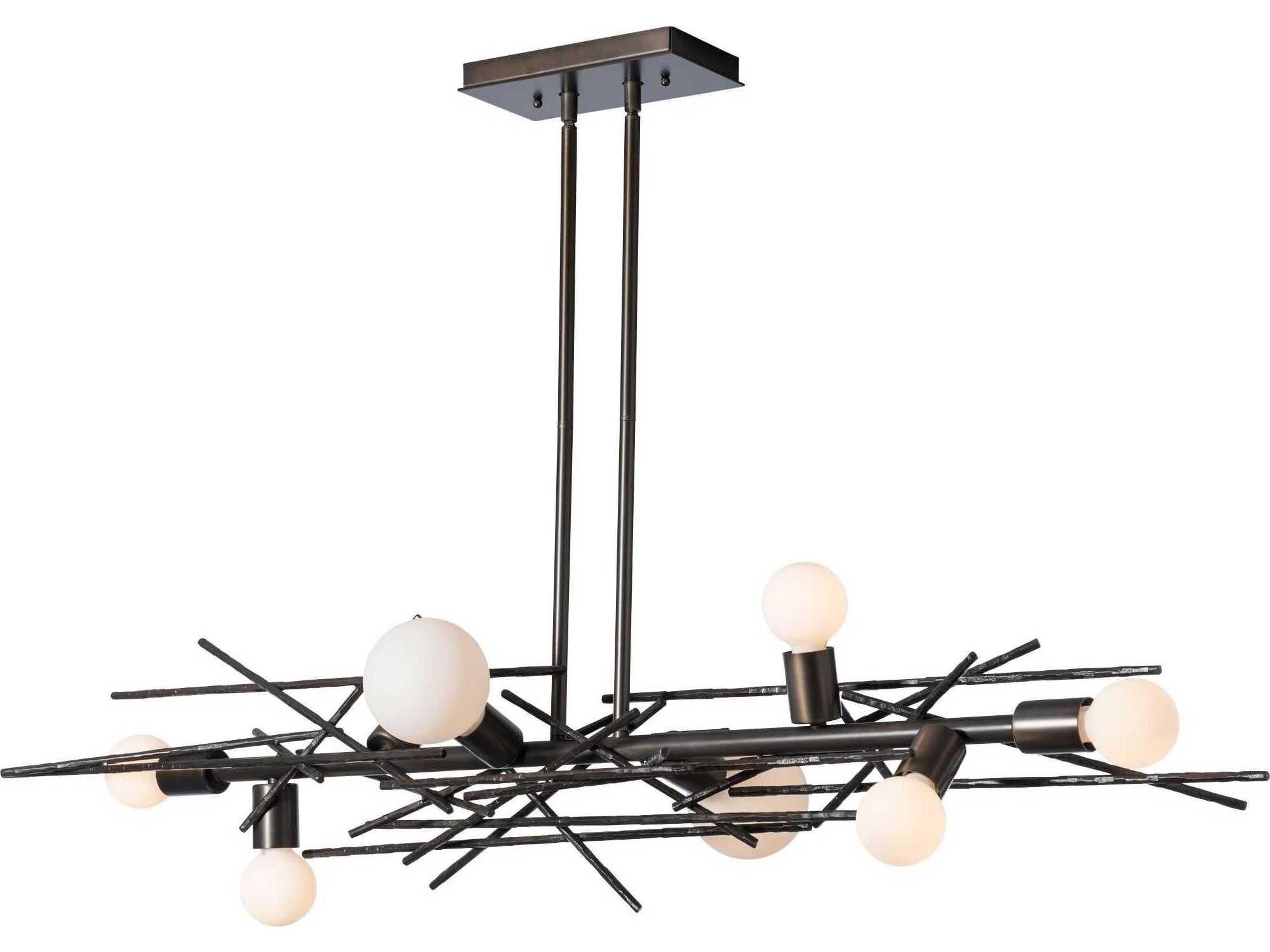 Hubbardton Forge Brindille 8-Light Linear Island Pendant